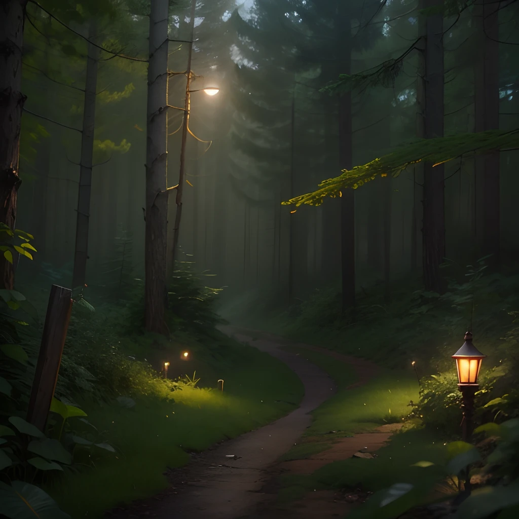 A LIGHT IN THE FOREST