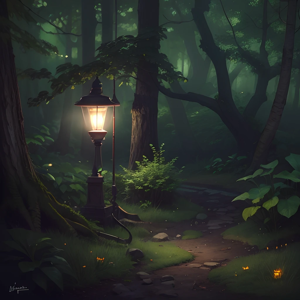A LIGHT IN THE FOREST