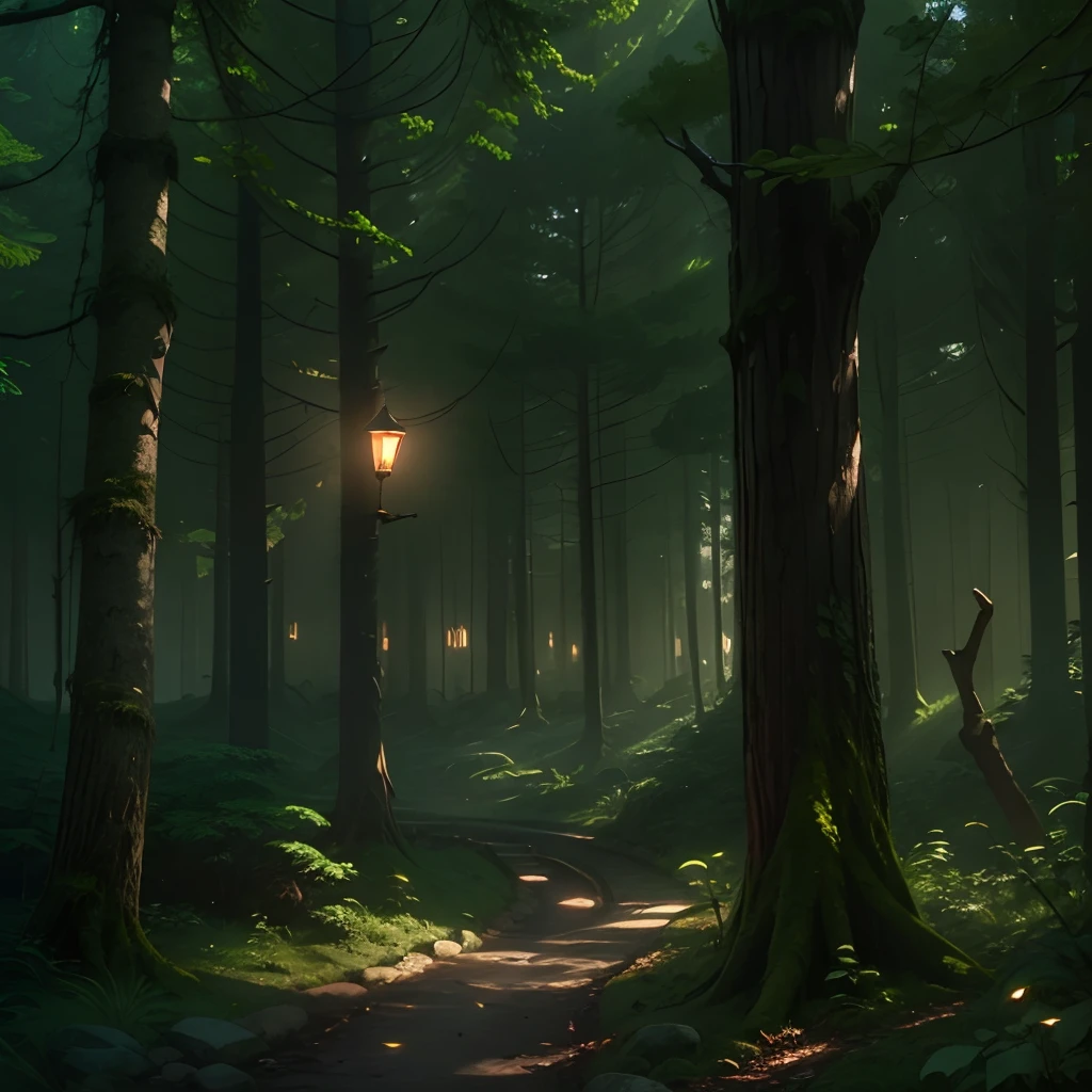 A LIGHT IN THE FOREST