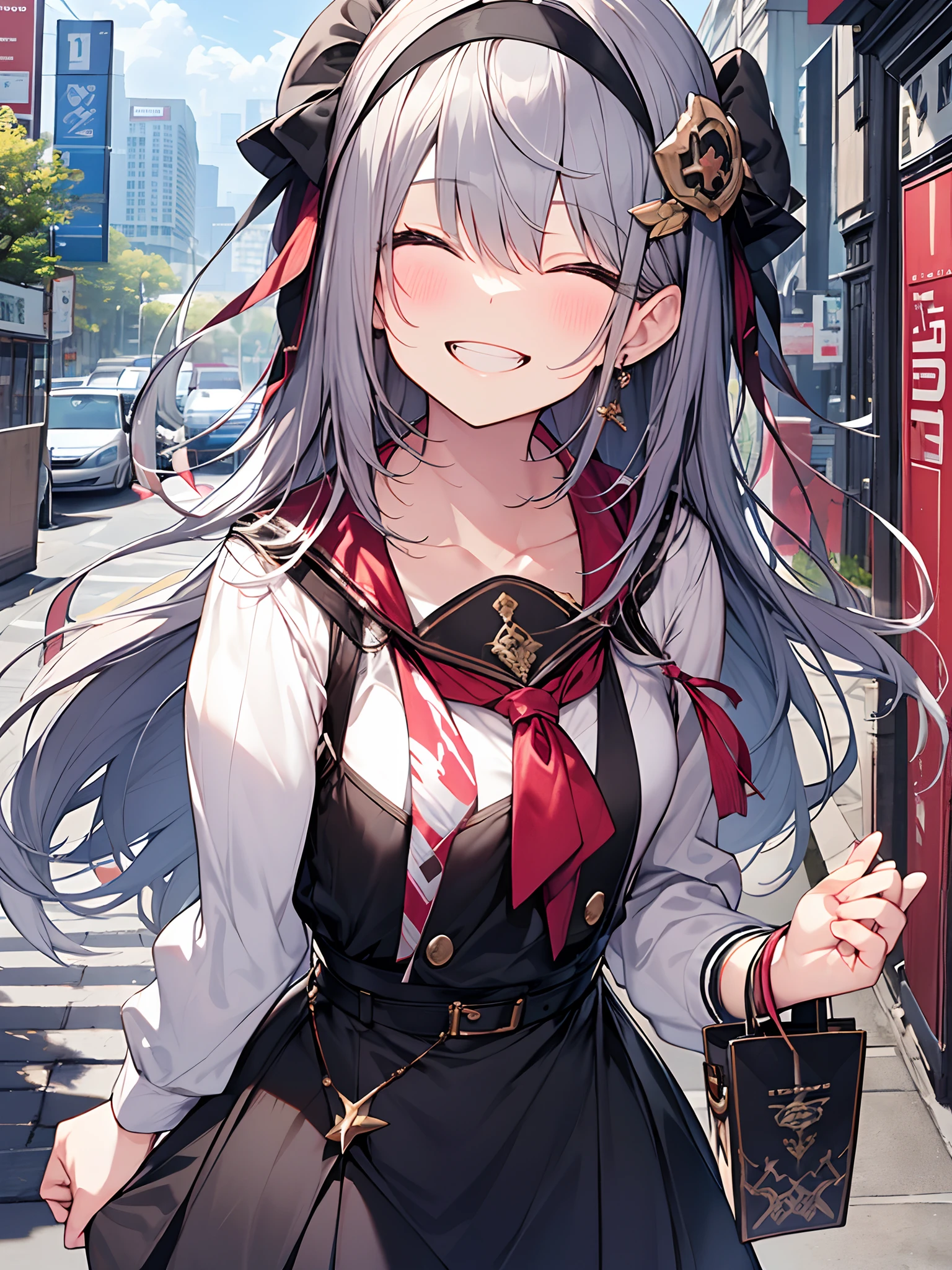 a smile、Laughing、