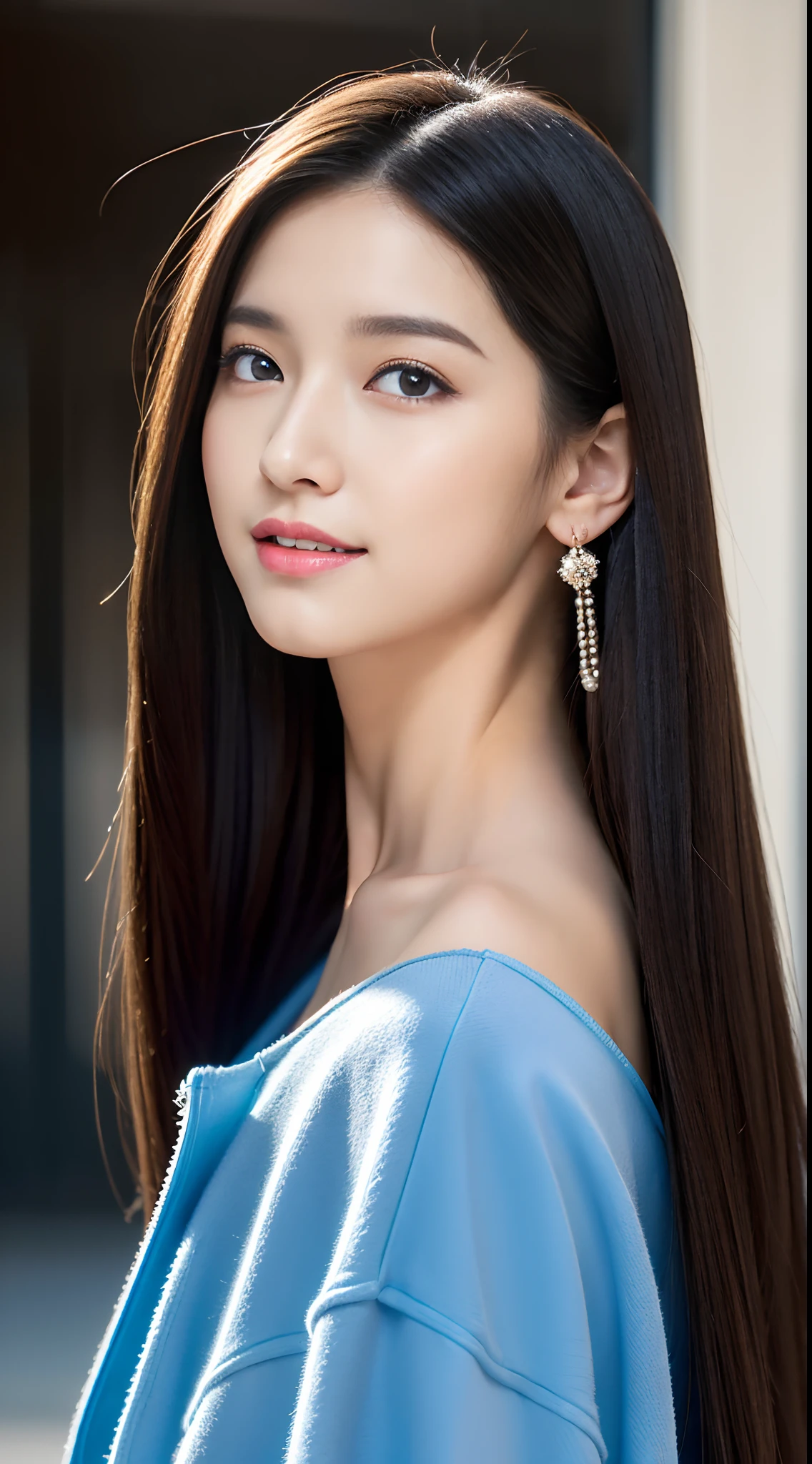 (((32K,very high res, high detailing, highly accurate,Masterpiece Girl 1))),Raw photo & realistic atmosphere,beautiful dark blue eyes,Detailed mouth,Glossy lips,Detailed eyebrows,Soft white skin that shines with every detail,,Eyes drawn in detail、Very beautiful eyes with azure eyes,Detailed lips、Very beautiful face,Very well-formed face、Lifelike face,shiny beautiful lips,Beautiful eyebrows,Infinite reality,Best design,（Insanely cute active and aggressive Japan 16 year old girl,,Toned body,Perfect Gal Leader Model,Beautifully shaped breasts,Very cute beautiful girl,Little Girl：1.5）,Best Natural Makeup,Japanese ido,Korean Idols,Young sensual idol,Moist eyes,Dark beautiful eyes,Beautiful butt,beauty legs,,camel's foot,：1.3),超A high resolution、,Natural and realistic face,Back lighting,Pure eyes are too cute,(((photorealisim,Photograph the whole body))),,Reality Live Action,（simple earrings,a necklace,Glossy nail art,She wears a long black coat over a blue bright-colored sweat hoodie,Wide Slack Pants,White sneakers,Beautiful fashion,Blonde Shorthair,独奏,Lori,Smile faintly,full body Esbian：1.7）,（Show full-body fashion,：1.8）
