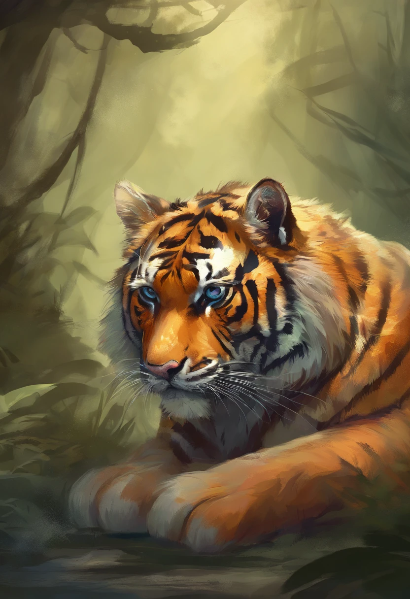 Cute tiger