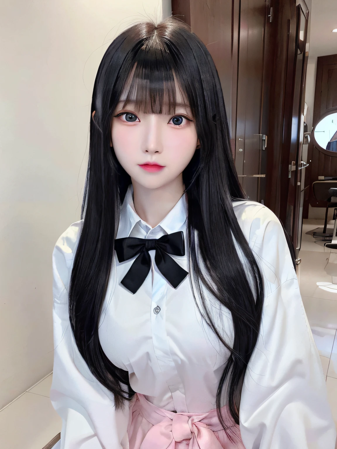 (masterpiece, best quality),
1girl, sitting, knees together feet apart, leaning back, arm support
from below, lower body, head tilt
BREAK
black hair, medium long hair, (straight hair:1.1), (braid:0.8), grey eyes, ultra detailed eyes, (huge breasts:1.1), hanging breasts, (tareme:1.3),
grin, half-closed eyes, closed eyes, blush
BREAK , (white collared shirt:1.3), long sleeves, red neck ribbon, (unbuttoned cardigan:1), beige cardigan,
BREAK (blue checked skirt:1.1), white socks
BREA myroom, on couch,