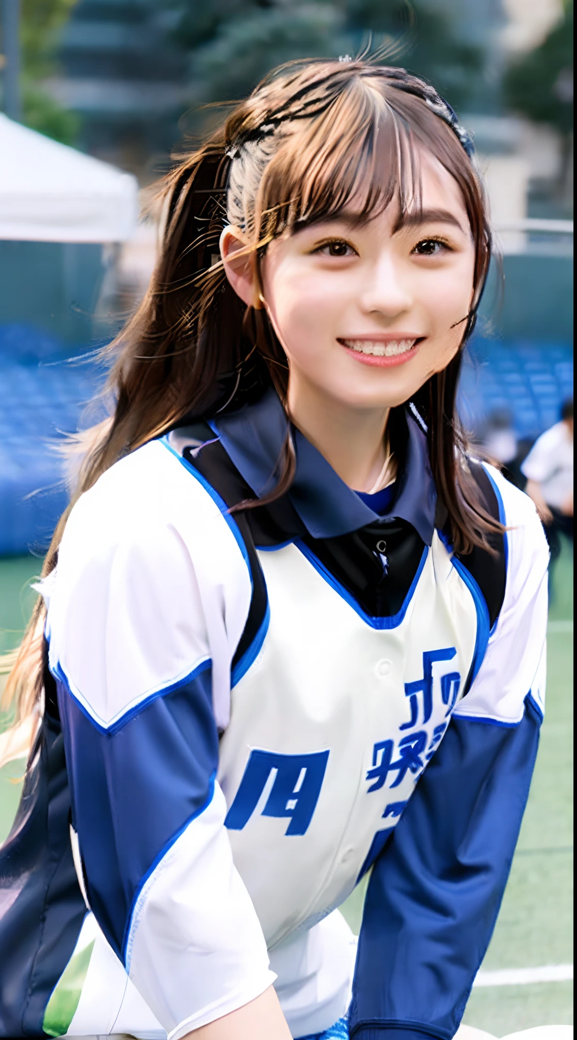 hi-school girl、​masterpiece、18year old、masks、Soccer Club、football uniform、