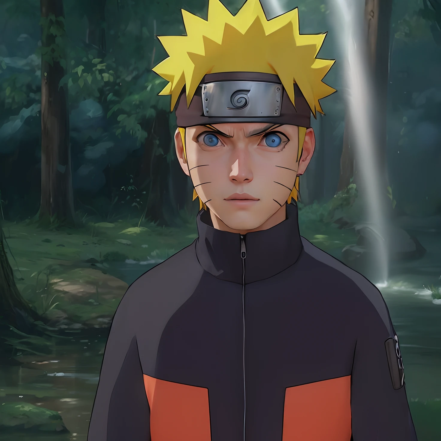 Hyperrealistic version of Naruto, hyperdetailed, 8k, hyperrealistic