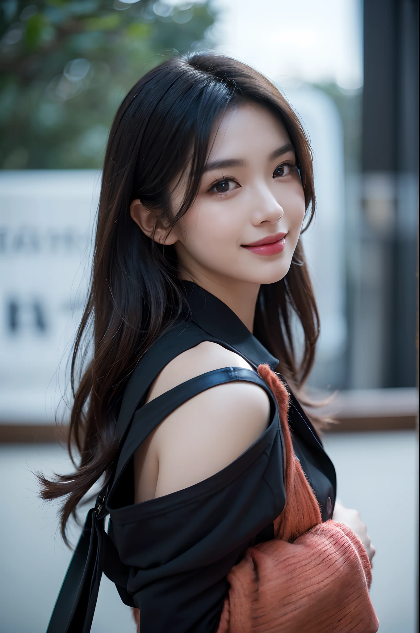 Highest Quality, Epic Realistic, ((In the pitch black darkness :1.4)), ((Portrait:1.5)),(Background: Dark ) High contrast ,amazing photo, Minimum Lux, lighting face, She is comfortable, Dark Plain Shirt, unbelievable, (8K, Raw photo, Highest Quality),(Epic Realistic:1.5), femele, Face,(Detailed eyes:0.8),(Looking at the camera:1.4), (Highest Quality), ( High contrast, Deep Shadows),Intricate details,Cinematic,((skin:1.4)), (cabelos preto e longos:1.3), Long hair, Messy ,(nffsw:1.5),Detailed, Colors, Superior Quality, ( Starry sky: 1.4), masutepiece, Raw photo (20yr old, Looking at Viewer), Beautiful, (wearing a dark shirt,), Perfect, natural, Perfect composition, Portrait, Perfect face, Smiling expression, mesmerizing eyes, Bright details, tight lips, (high skin detail),, (Blue tint: 0.6), (sale: 0.8), (Bloody: 0.7), Key lighting , (Backlight: 0.5), medium depth of field, Canon 5D, 50mm Lens, F/4 aperture, (Ultra-detailed, Complex Detail), Sharp Focus, Soft colors, 8K, Absurd, 80mm, Dark background, Photography, Smiling, Pinay, Philippines, mideum breasts