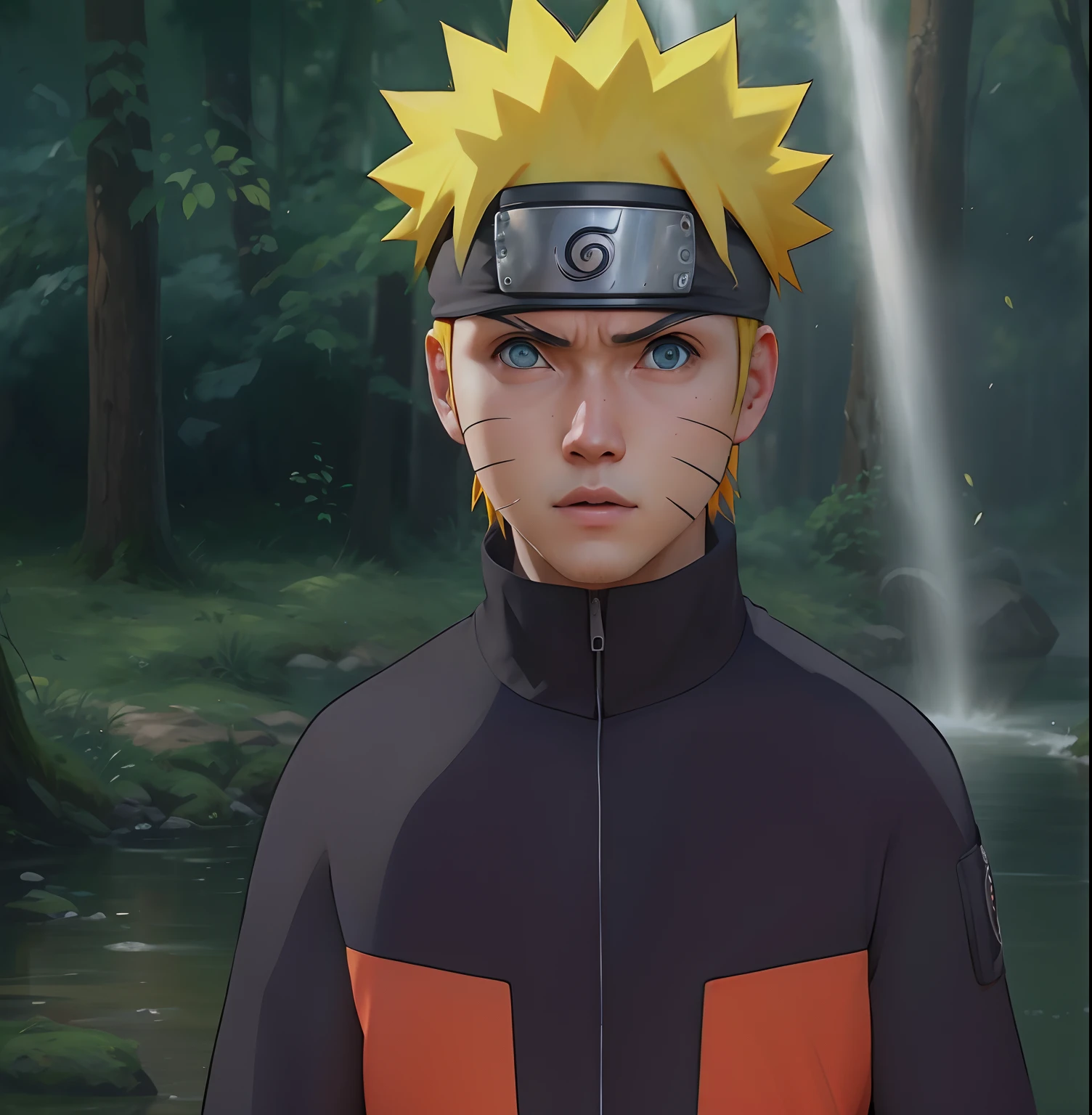 Hyperrealistic version of Naruto, hyperdetailed, 8k, hyperrealistic