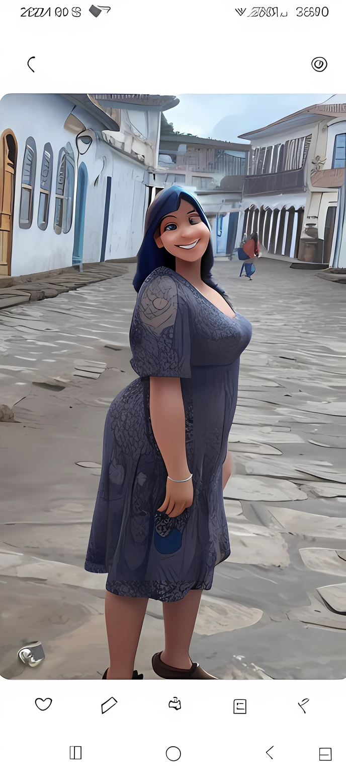 mulher sorrindo Estilo Disney pixar, alta qualidade, melhor qualidade