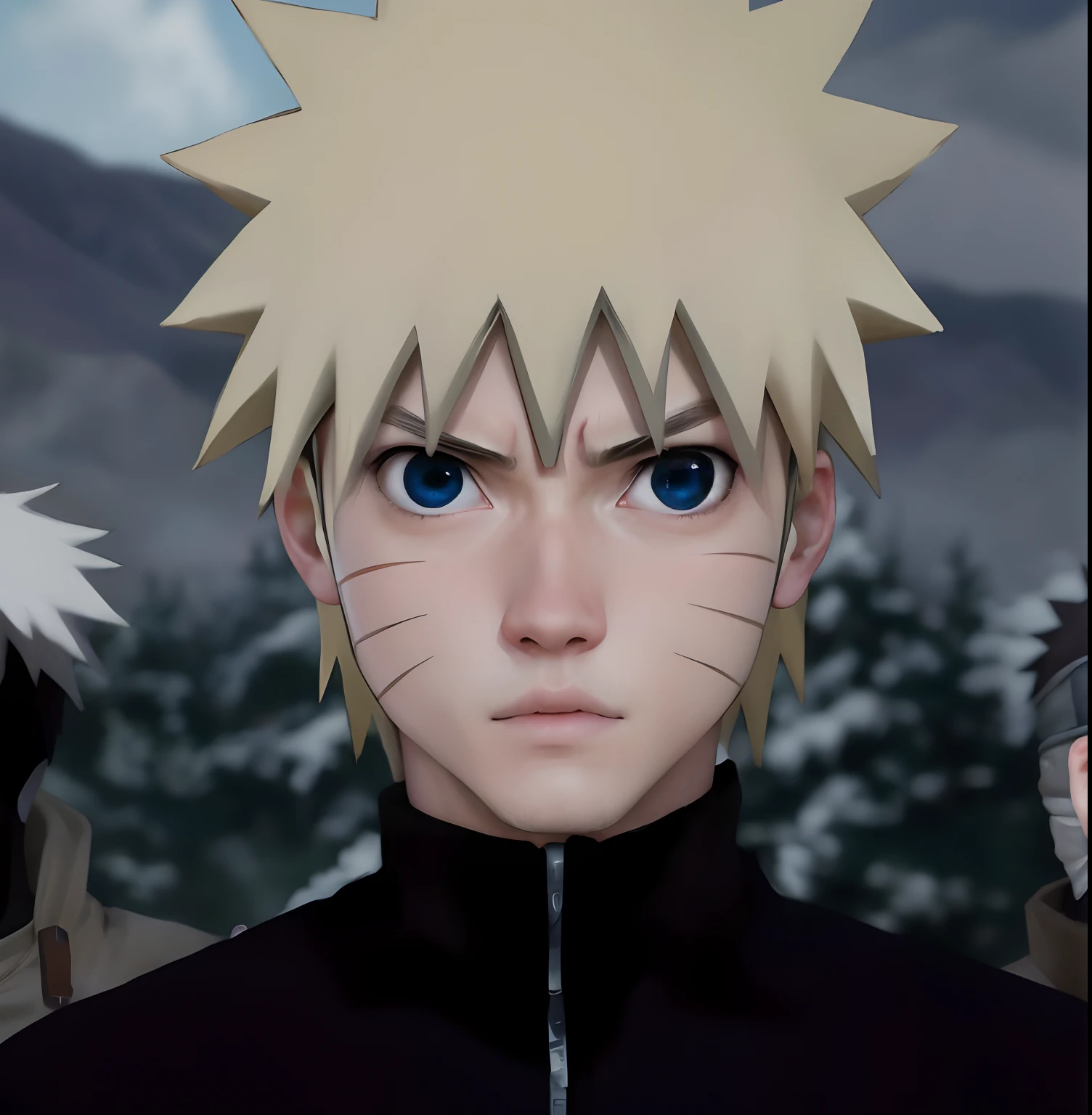 Hyperrealistic version of Naruto, hyperdetailed, 8k, hyperrealistic