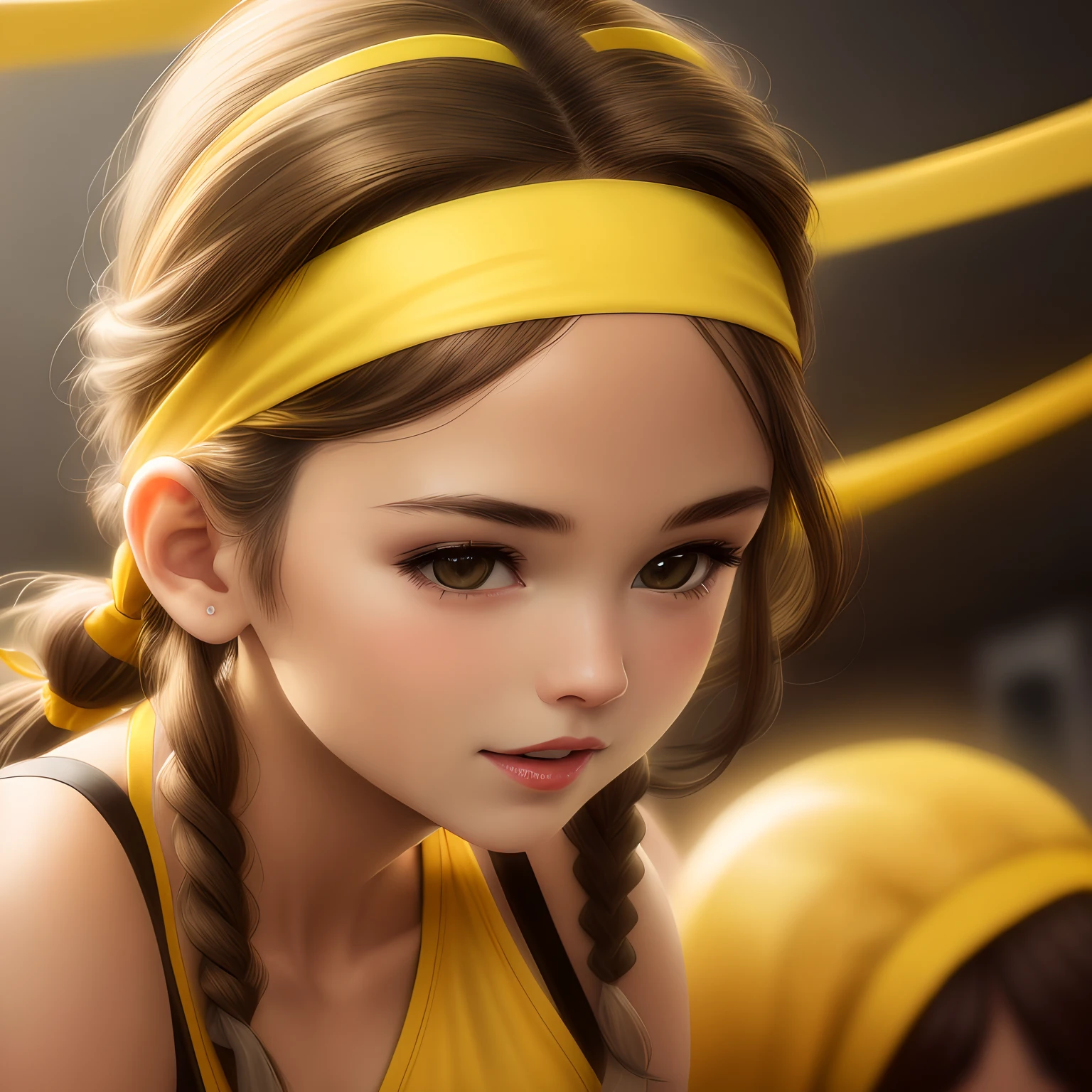 Yellow headband
