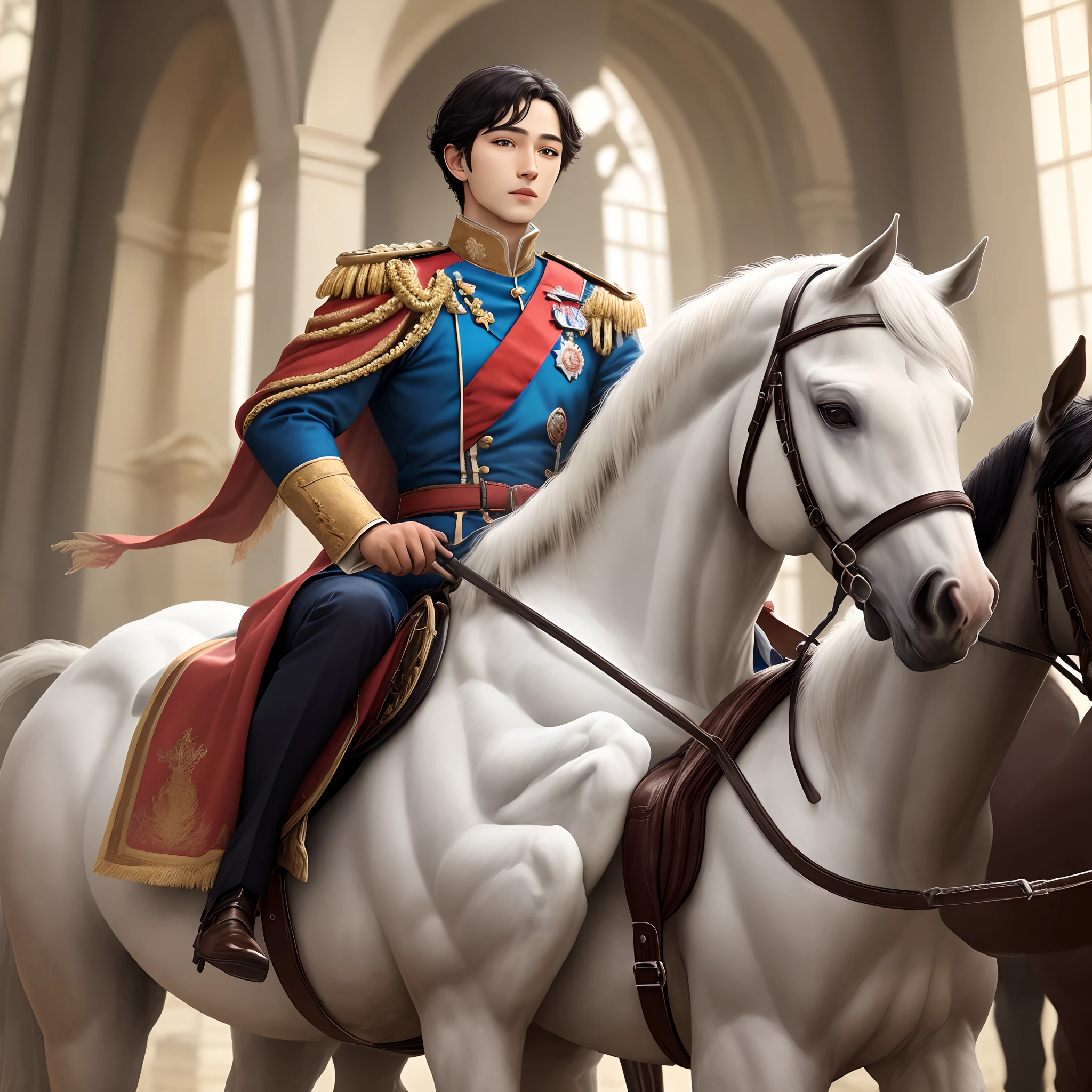 The prince who rides on a white horse