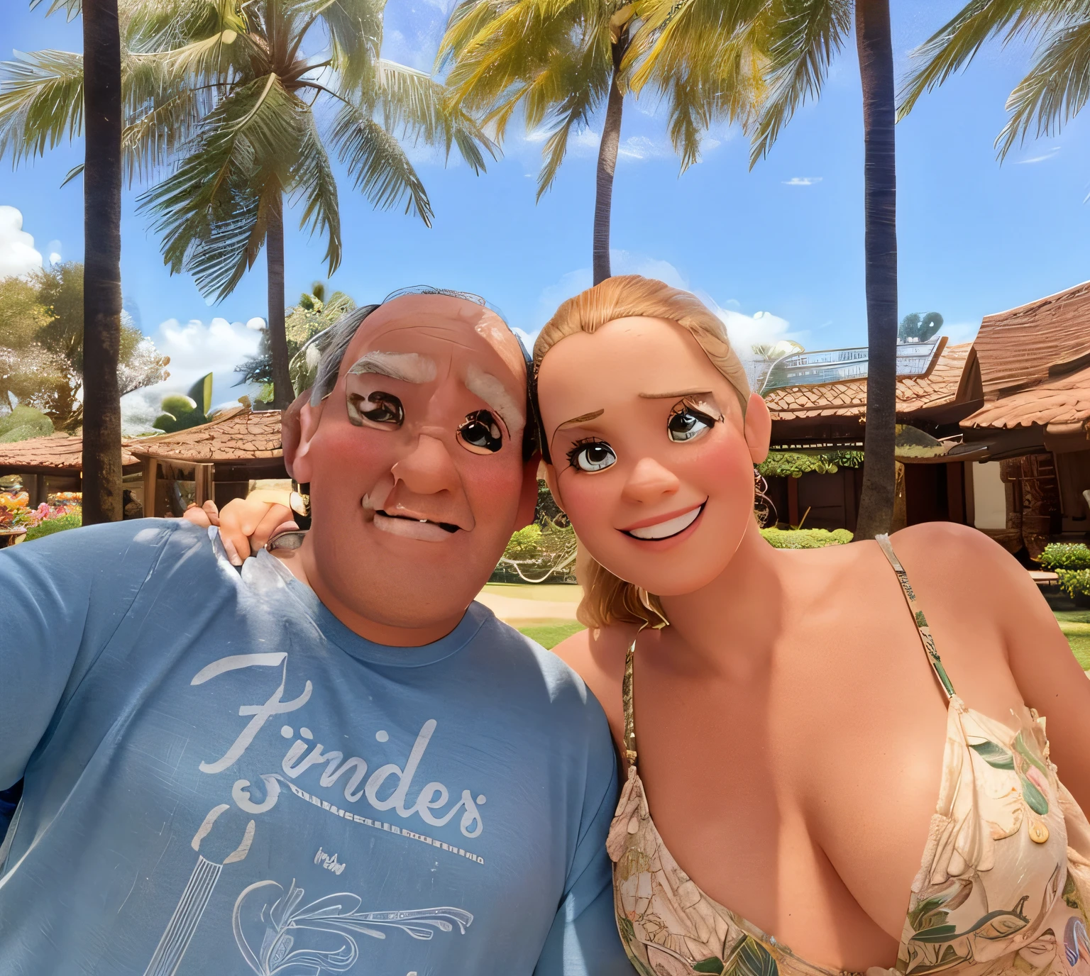 foto estilo disney pixar