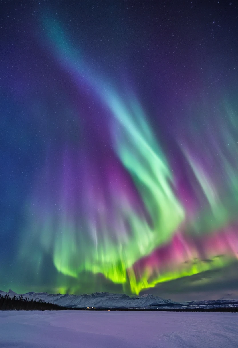 Jumbo jets flying under the Northern Lights、Magnificent Northern Lights、Shining Northern Lights、Aurora(7 colors)、Iridescent Northern Lights、Curtains of the Northern Lights、Jumbo Jet 777 is flying