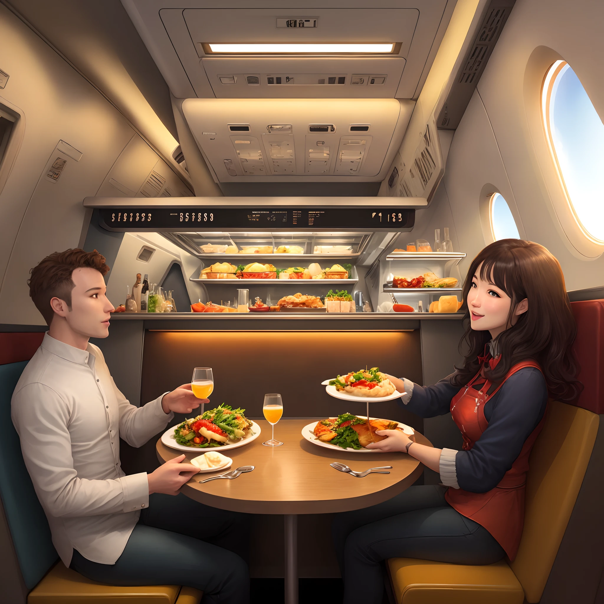 Airplane-inspired bistro