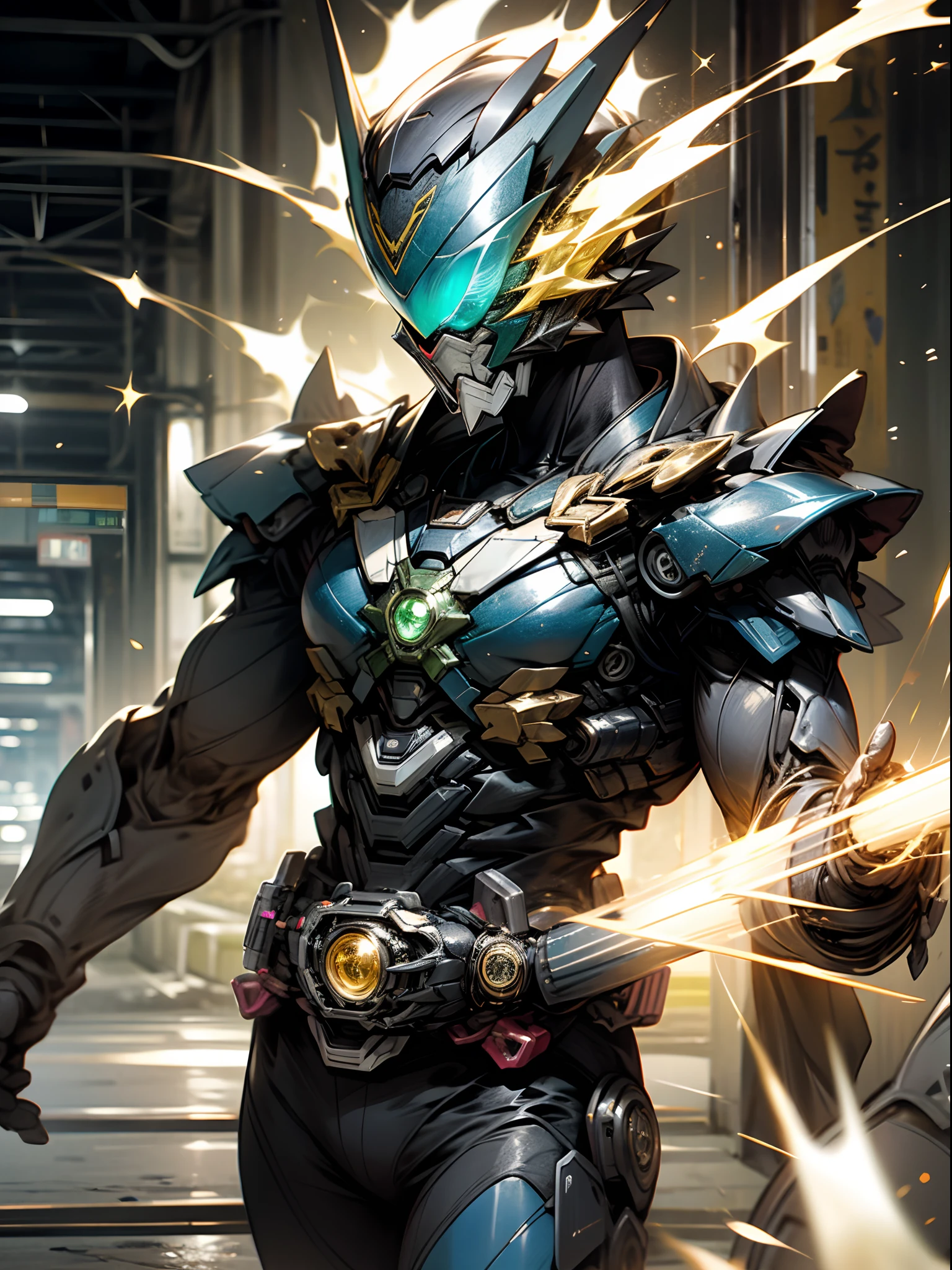 Kamen Rider,glitters,Shines,Spark,Anyway, it shines brightly、Underground access