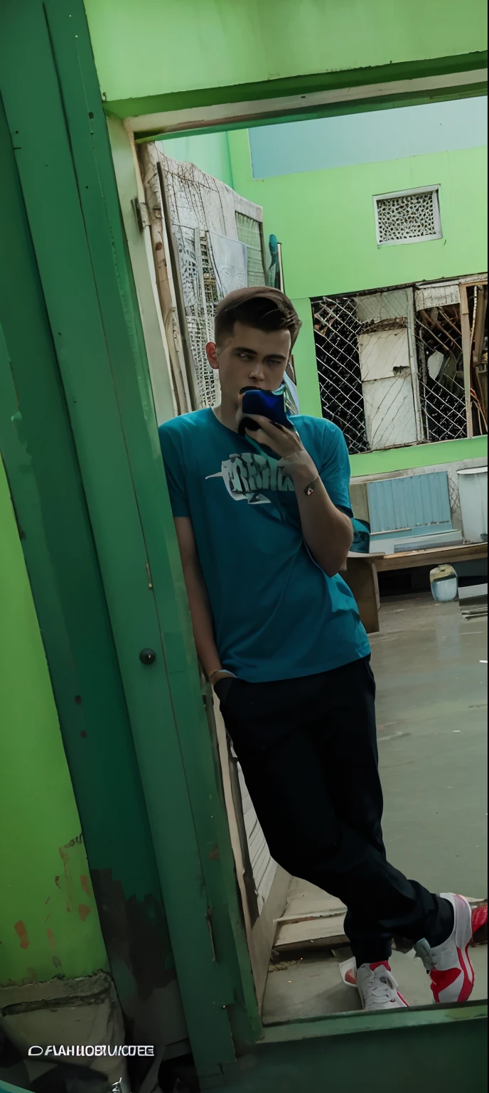 there is a young man with a mohawkcut
and a green shirt, sam leach, dylan kow
alski, matt rhodes, christian cline, lachla
n bailey, ben watts, style of seb mckinno
n, headshot, large forehead, james glees
on, aged 25, adam narozanski, dylan ko
walsk, carson ellis, caleb worcester, port
rait of archie andrews