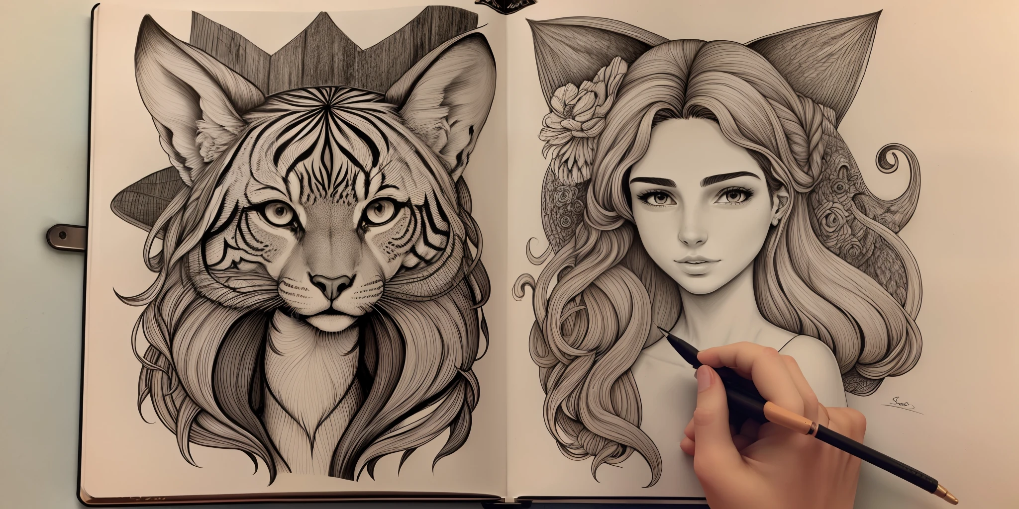 define la naturaleza con dibujo sencillo
