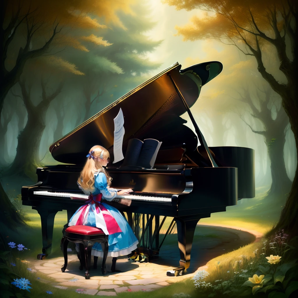 alice in the wonderland　piano