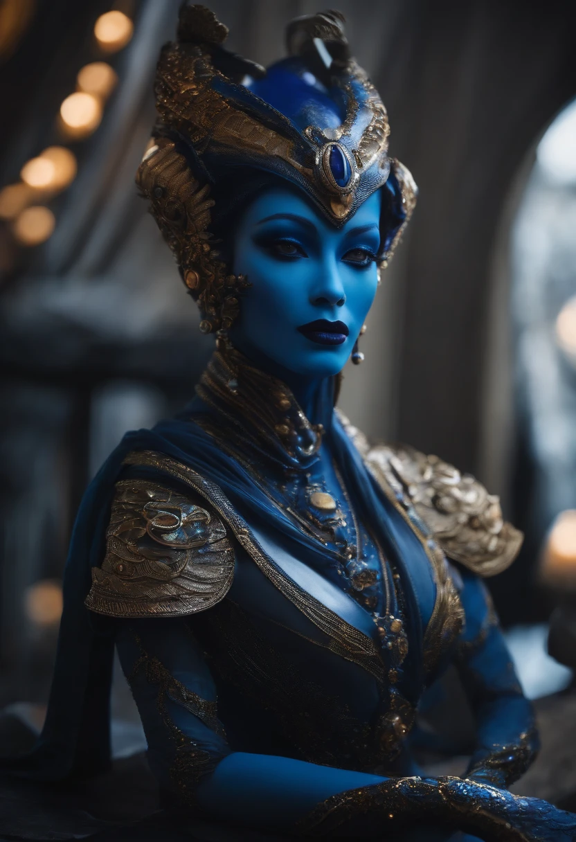 Extraterrestre, Ete-gray style exotic navi blue skin
