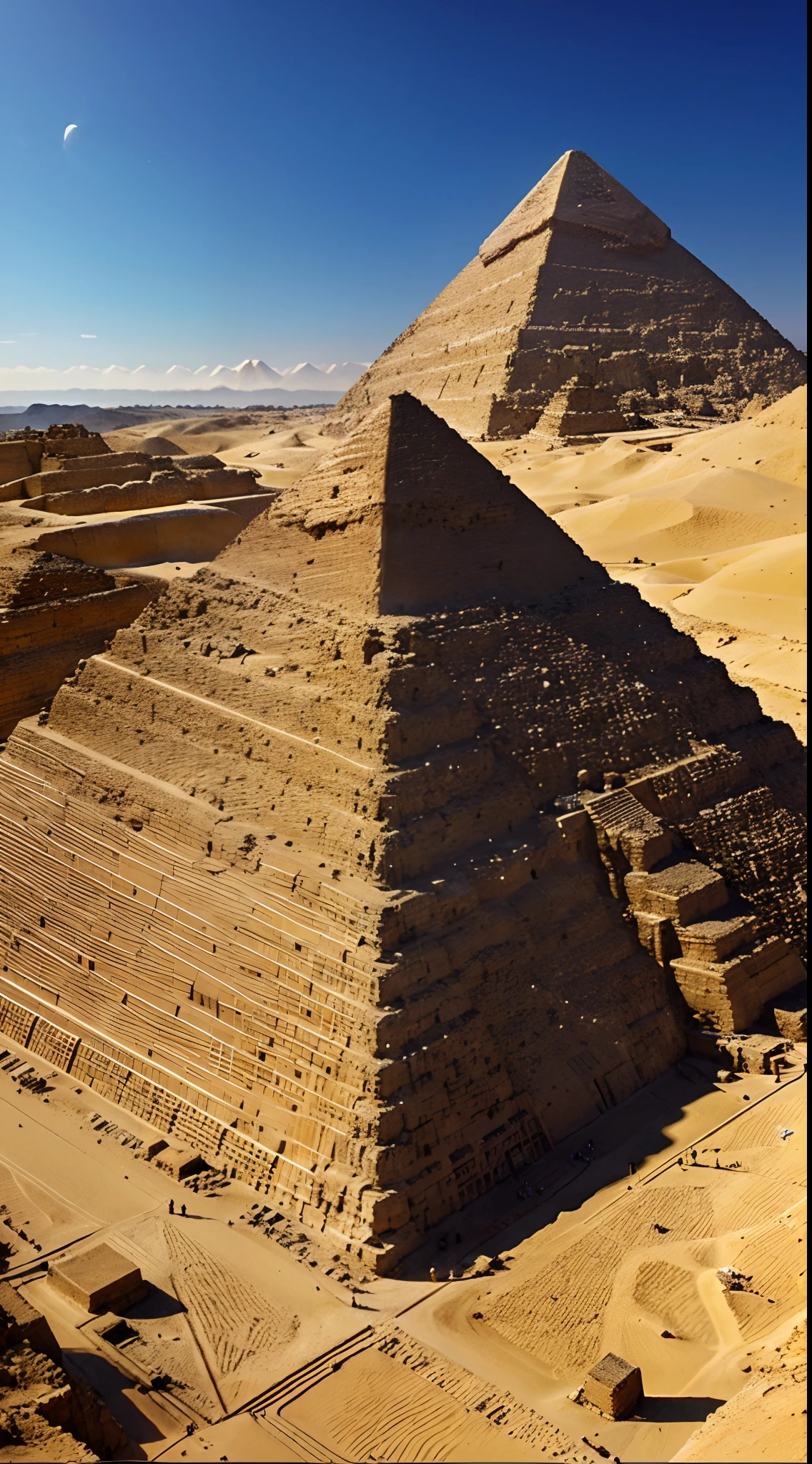 An image of the Great Pyramid of Giza in Egypt around 2560 BCE