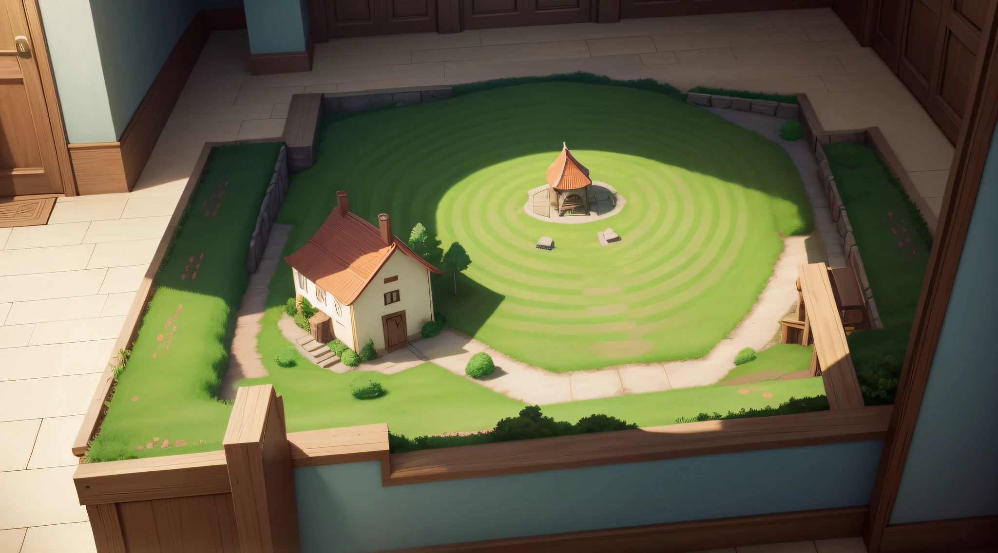 Map of rooms in the game Look down like a pokémon in a 2D game