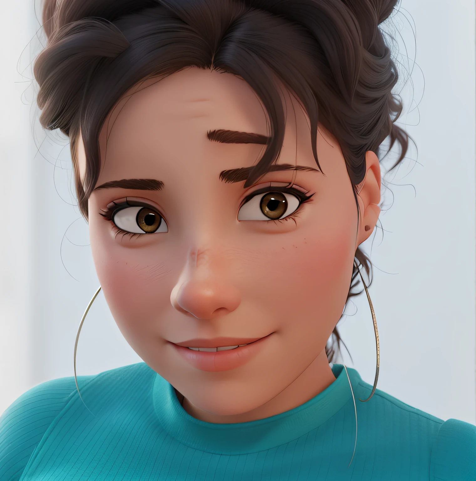 A woman looking to the sky full of stars
