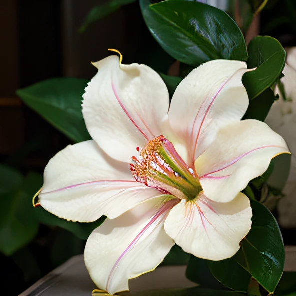 Only plants,No Man、Bauhinia,The district flower of Hong Kong,top-quality、Super A resolution、The main body is in the middle、without background、background is white