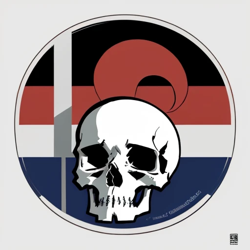 skullet, flags, vectorial, line art, designs, inspiration, straightened, 对称