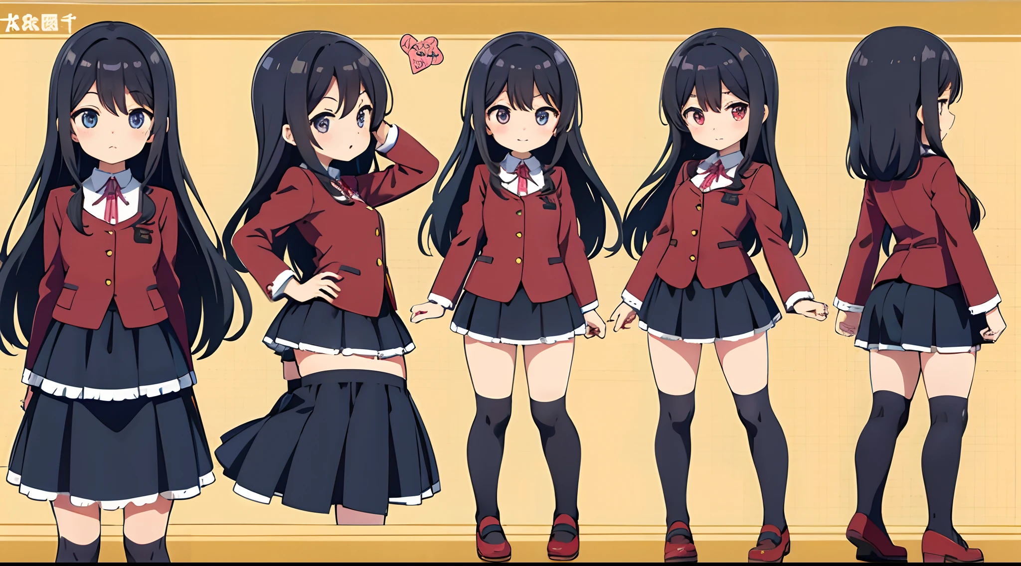 woman model sheet, Mao Mao from Kusuriya no Hitorigoto anime