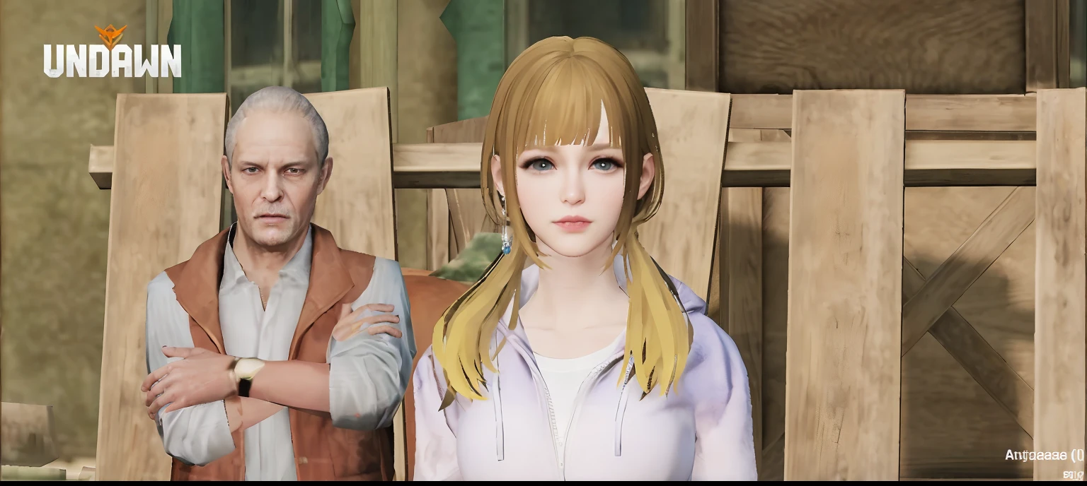 arafed image of a man and a woman standing next to each other, gwen stacy, 2020 video game screenshot, realistic anime 3 d style, photorealistic anime girl render, a hyperrealistic schoolgirl, character close up, game cg, new character, 8 k character details, hyper realistic anime, close up character, high quality portrait