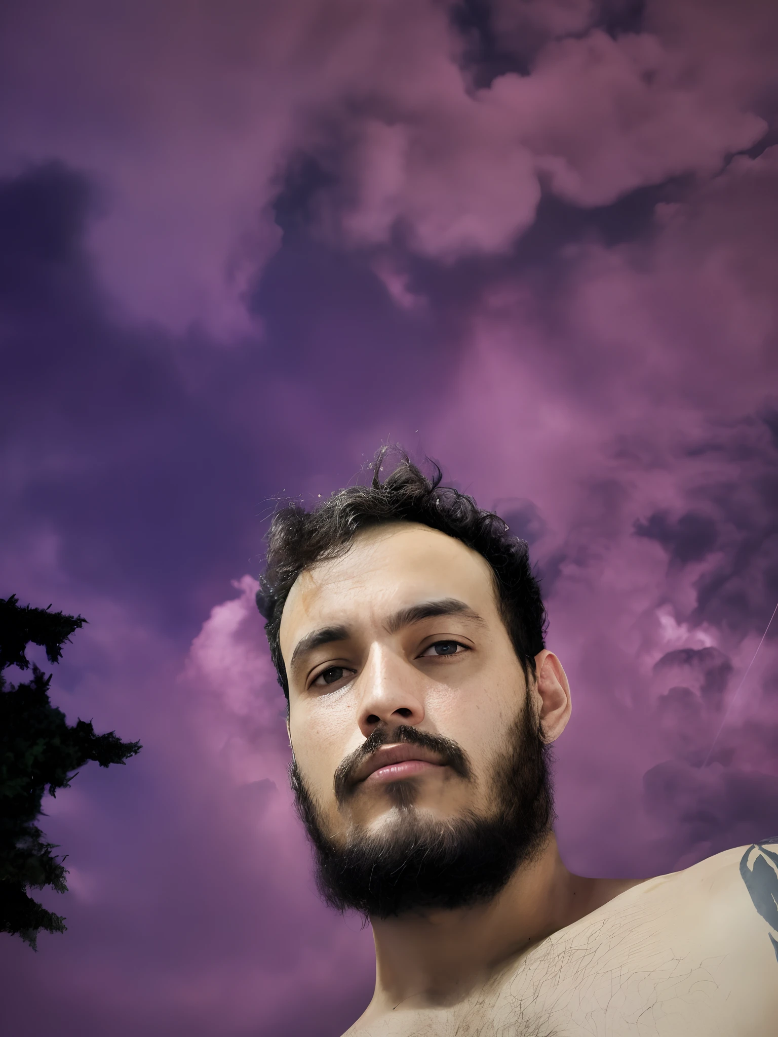 Man on the brink of an Apocalypse