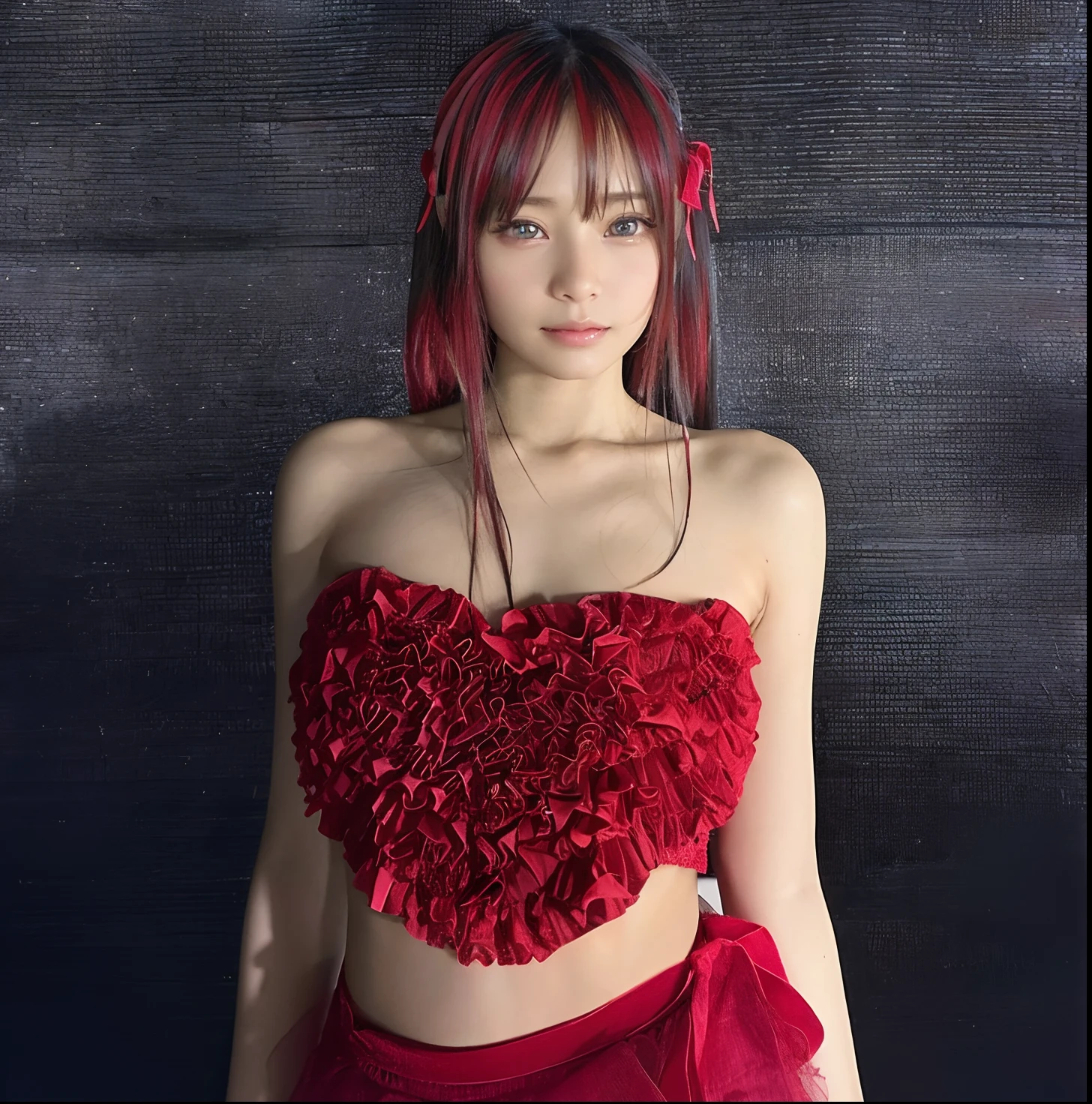 top-quality、(((cowboy  shot)))、((Facing straight ahead))、Bust Focus、Soft light、(depth of fields)、超A high resolution、(Photorealsitic:1.4)、Raw photography、Ambient Occlusion、((age19))、((a small face))、ren、1girl in, Swollen eyes、(Dark blonde hair：1)独奏, (A smile:1.2), (Brown-eyed,catchlight), Fine skin, The bikini、(excellent、​masterpiece)、1girl in、Good looking pose、beautidful eyes、Harmonious facial features、Bust Photo、photo photo、​masterpiece, The highest image quality, hightquality, beautiful a girl, japanes, Japan schoolgirl, detaileds, A detailed eye, Detailed skin, Beautiful skins, 超A high resolution, (Realistis:1.4)、Beautiful skins, (Dark blonde hair:1)、Medium Hair、Pattsun bangs、 (A hyper-realistic), (illustratio), (hight resolution), (8K), (ighly detailed), (The best illustrations), (beautifully detailed eyes), (ultra-detailliert), (wall-paper), (详细的脸), looking at the viewers, finely detail、A detailed face、pureerosfaceace_v1、A smile、((Opening Mouth：1.2))、((Show your teeth and smile))、Looking straight ahead、Looking straight ahead、angle from waist up、photos realistic、Bright lighting、profetional lighting、age19、