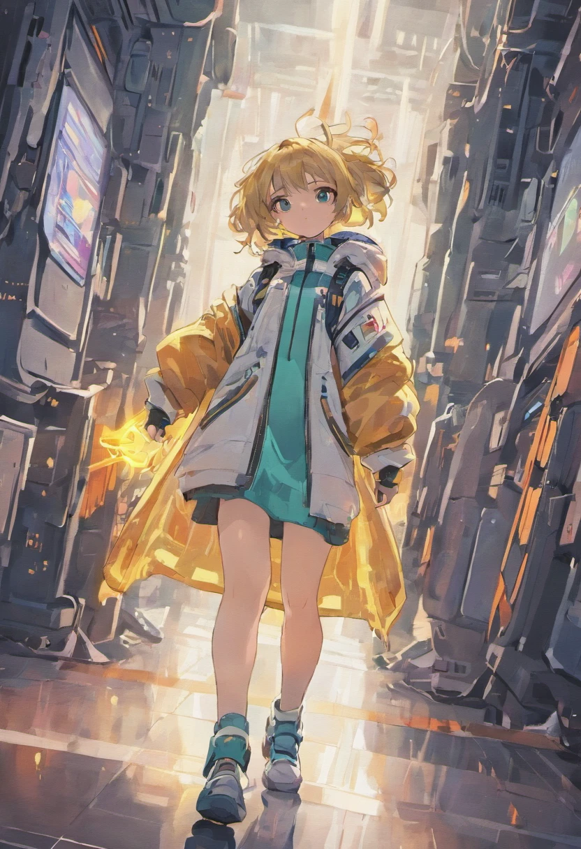 Close-up of college students walking on campus in clothes, fully space suited, Students get lost in the limit space, Dusty clothes,  Students on campus, ("Lunar space" Theme）, Detailed students, Students on campus, Clothing clothes, Redshift resonance, （Students float up in the middle of the campus）, The students are as follows, space backround, wearing an outfit, Student Cyberpunk Electric, space