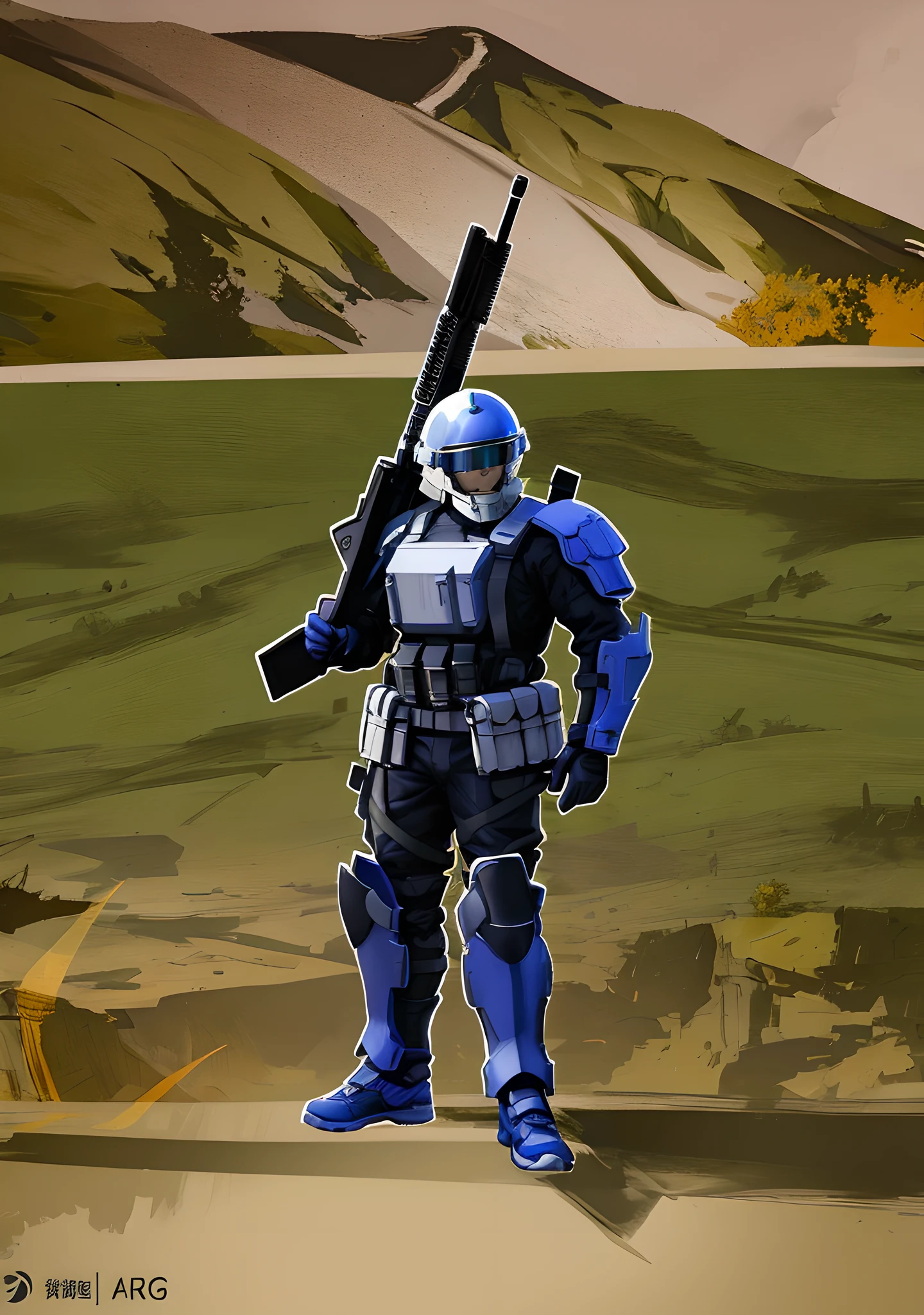 There was a man wearing a helmet,The helmet is equipped with a night vision device, Bring body armor and helmets, eye-catching detailed art style, Unreal 5.RPG portrait,Epic portrait illustration, Detailed 2D illustration, character art closeup, Chinese soldiers, simple concept art portrait of, modern helmet, Detailed helmet,White background, Mono Color, Line drawings, ((sketch)),