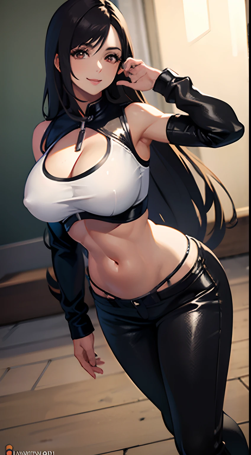 Mujer pose sexy, ropa futurista, ajusta, cuerpo detallado tetas grantes, gran figuram, ultra detallado, Modelo de belleza, sentada, sonriendo, cuerpo expuesto, cuerpo completo
