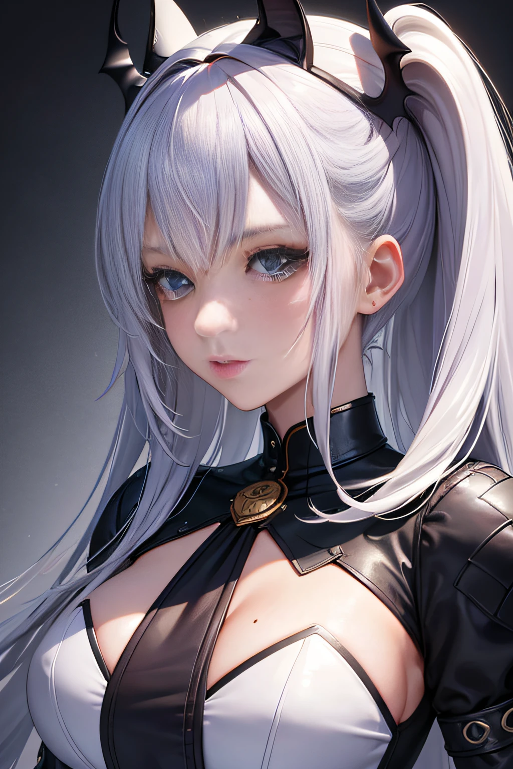 beste-Qualit, jeu cg, 1fille, master piece, beste-Qualit, 8k, detailed skin texture, detailed fabric texture, beautifull detailed face, intricate high detail, Ultra detailded, Bat girl, uniforme bat-girl ,cheveux roux raides, (Corps Entier: 1.2)