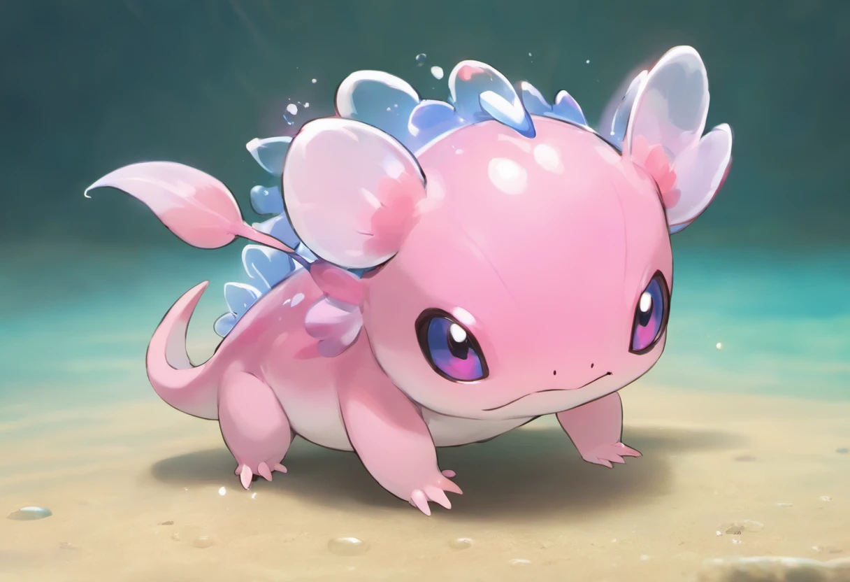 A Quadrupedal Baby Psychic Axolotl