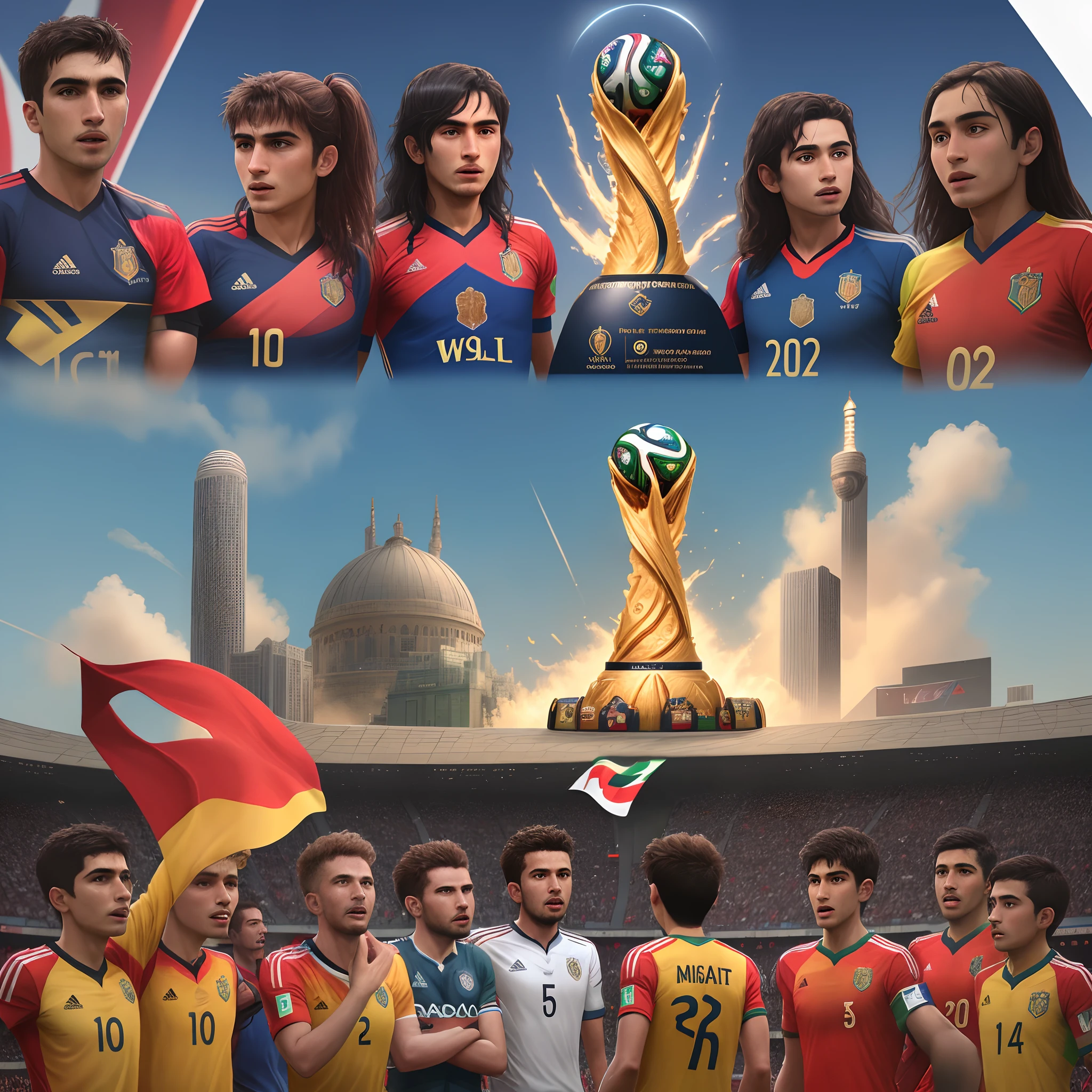 2022 world cup collage