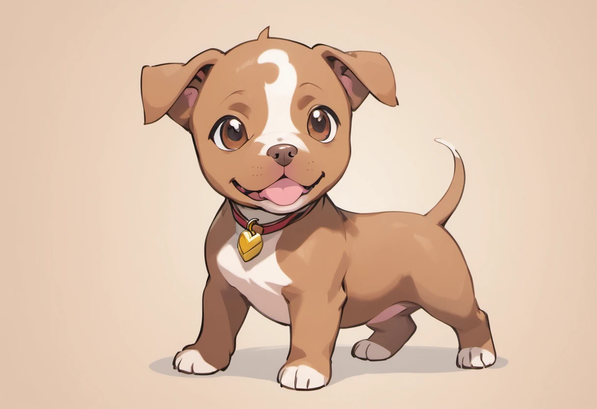 Pit Bull Puppy, Brown