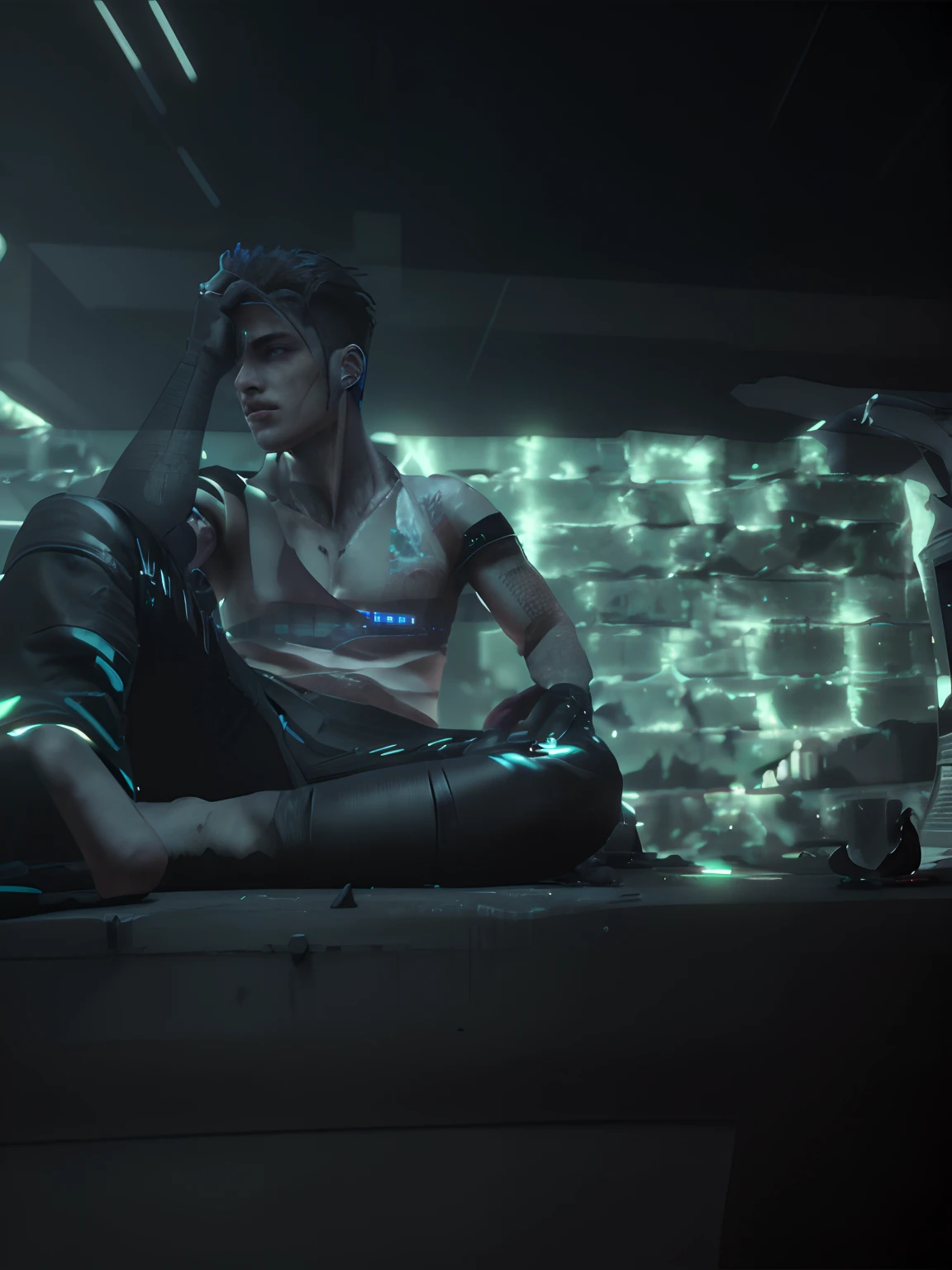Change background cyberpunk handsome realistic boy,8k,ultra realistic,