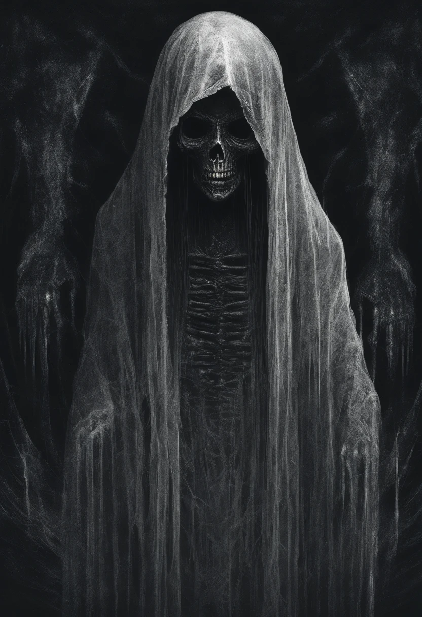 Veiled Extraterrestrial Female, haunting presence