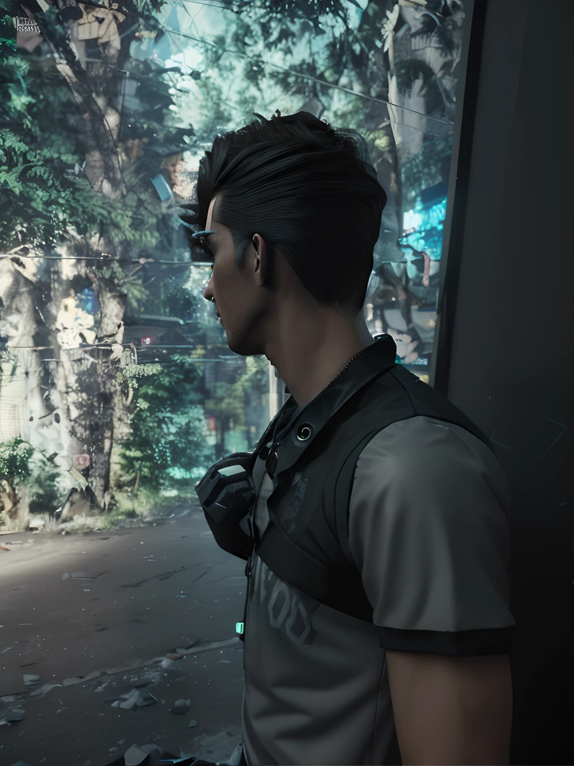 Change background cyberpunk handsome realistic boy,8k,ultra realistic,