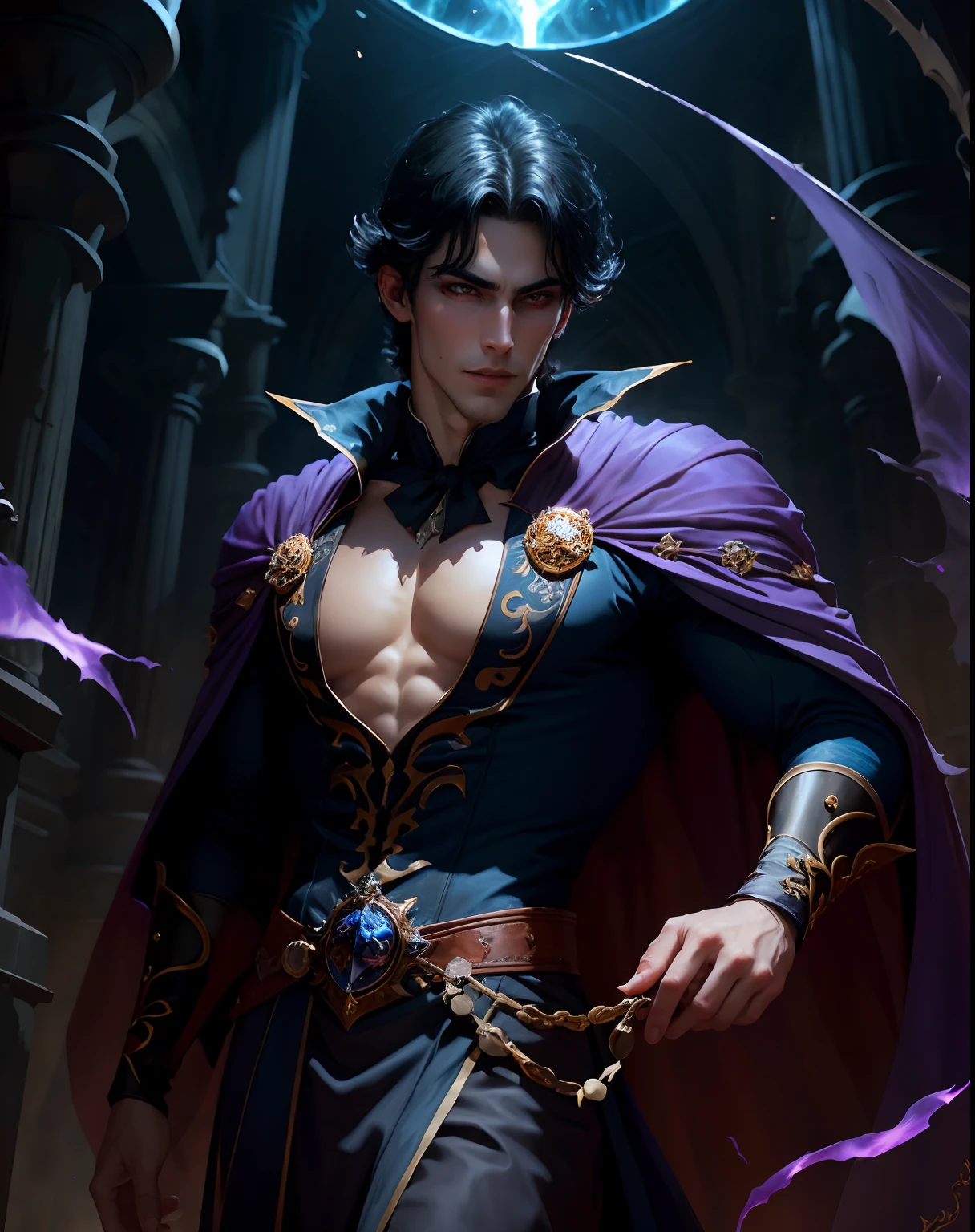 Evil prince, magic, handsome, darkness
