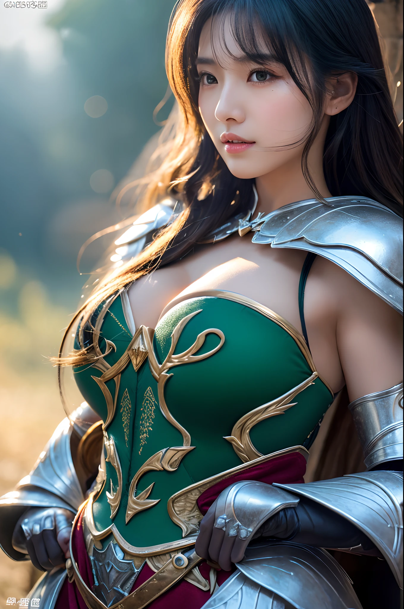 8K、Big Breasts Super Detailed、masterpiece、top-quality、(ighly detailed)、dynamic ungle、mysterious look、Wind-effect、Fantasy Background、Rim Lighting、ciinematic light、超A high resolution、8K UHD、film grains、Best Shadows、delicate、RAW、Particles of light、detailed skin textures、detailed armor texture、A detailed face、intricate-detail、ultra-detailliert、发光、strong con、Silver armor、(Holding weapons)、Slashing、Slashing Action、large full breasts,scapular、radiant eyes、 long cloak、Fantasia、(逼真)、armor on the shoulders、Convoluted、Convoluted、Perfect litthing、looking at the viewers、电影灯光、flying though the air、flight、Holy Light、Brilliant、bangss、Windy、Frozen mountains々、Long white wavy hair、Rich Queen,A sexy,enticing,Short Bob,Precision Decorated Chest Armor,