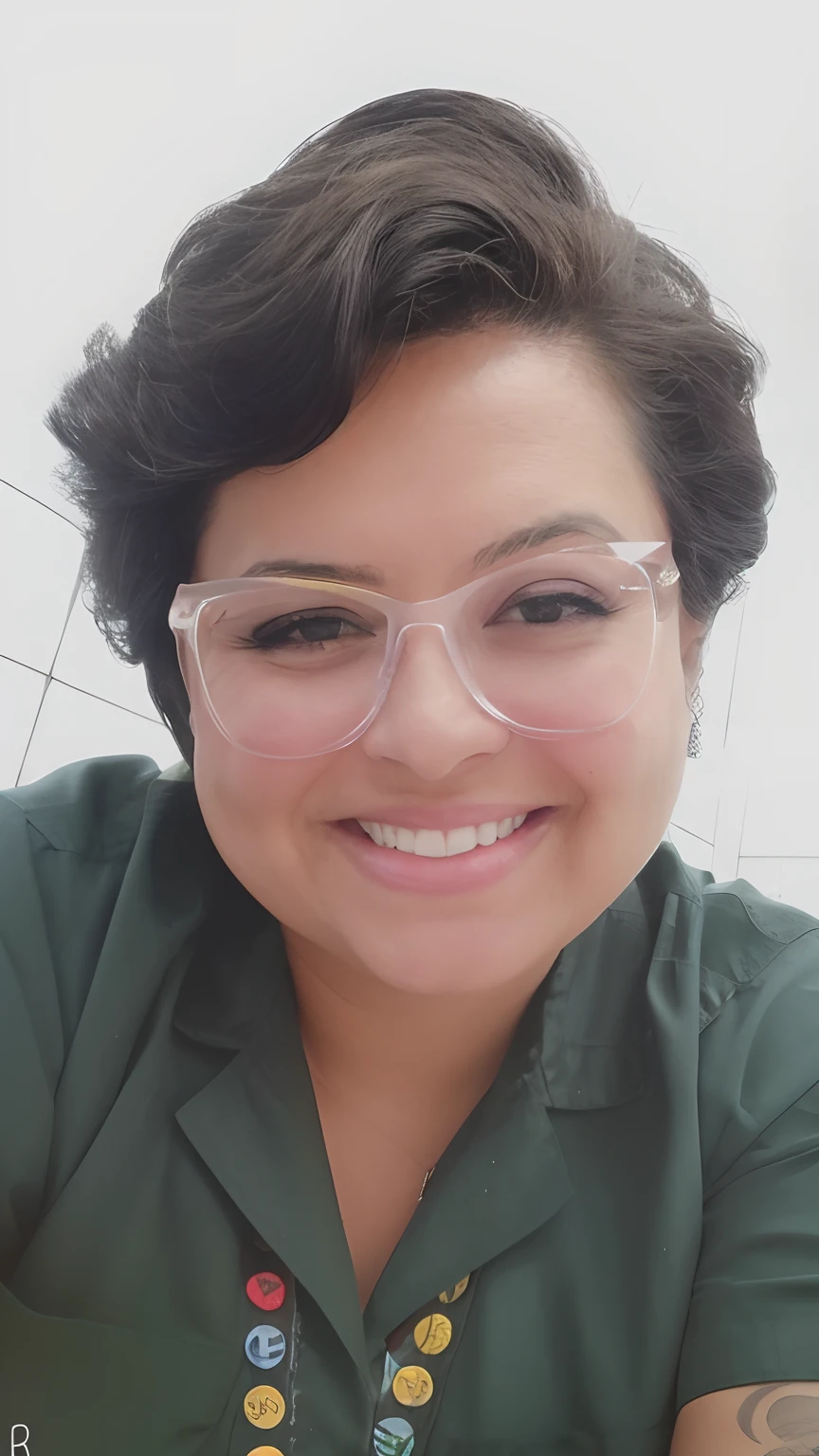 There's a woman in glasses and a green shirt smiling, Alanis Guillen, foto de perfil headshot, fernanda suarez, by Amelia Peláez, Directed by: Nandor Soldier, Jenna Barton, julia fuentes, Valentina Embaralhamento, Malika Favre, Lorena Avarez, Directed by: Veronica Ruiz de Velasco, andrea rocha