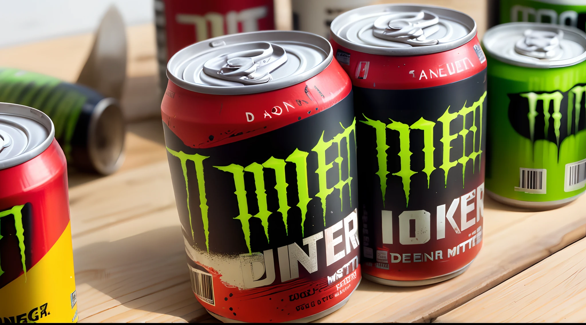 A can of monster energy with name "Dennis" on the top