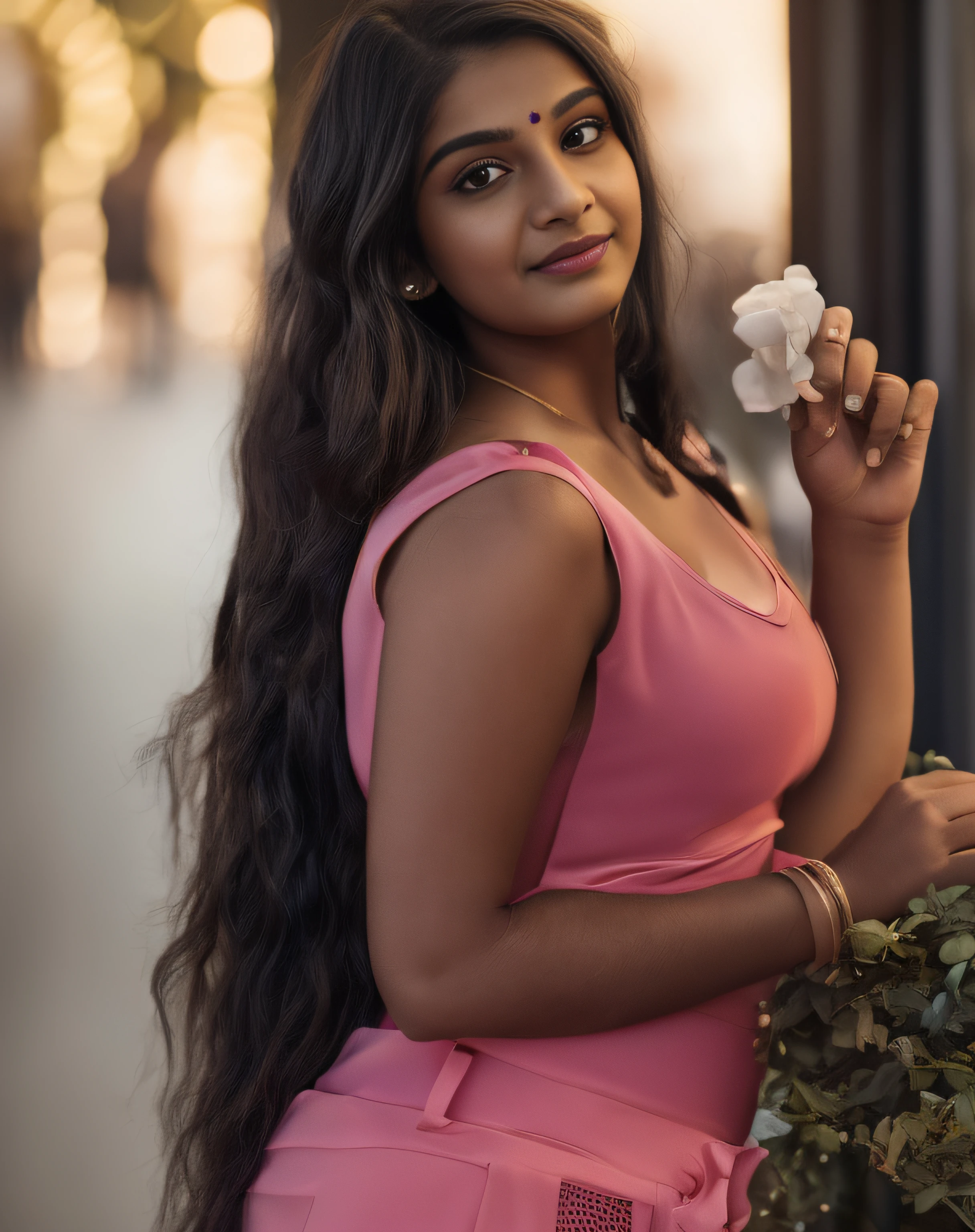 (editorial photograph of a young Indian woman), karla ortiz, (highly detailed face:1.4) (smile:0.7) (backround 5 star hotel , moody, private study:1.3) POV, by lee jeffries, nikon d850, film stock photograph ,4 kodak portra 400 ,camera f1.6 lens ,rich colors ,hyper realistic ,lifelike texture, dramatic lighting , cinestill 800, realistic, wearing Black dobby weave self design fit & flare dress Sweetheart neck Short, puff sleeve Tie-up detail on back Above knee length in flounce hem Attached Lining Chiffon fabric, actress, karla ortiz, posing!!, candid picture, by Max Dauthendey,