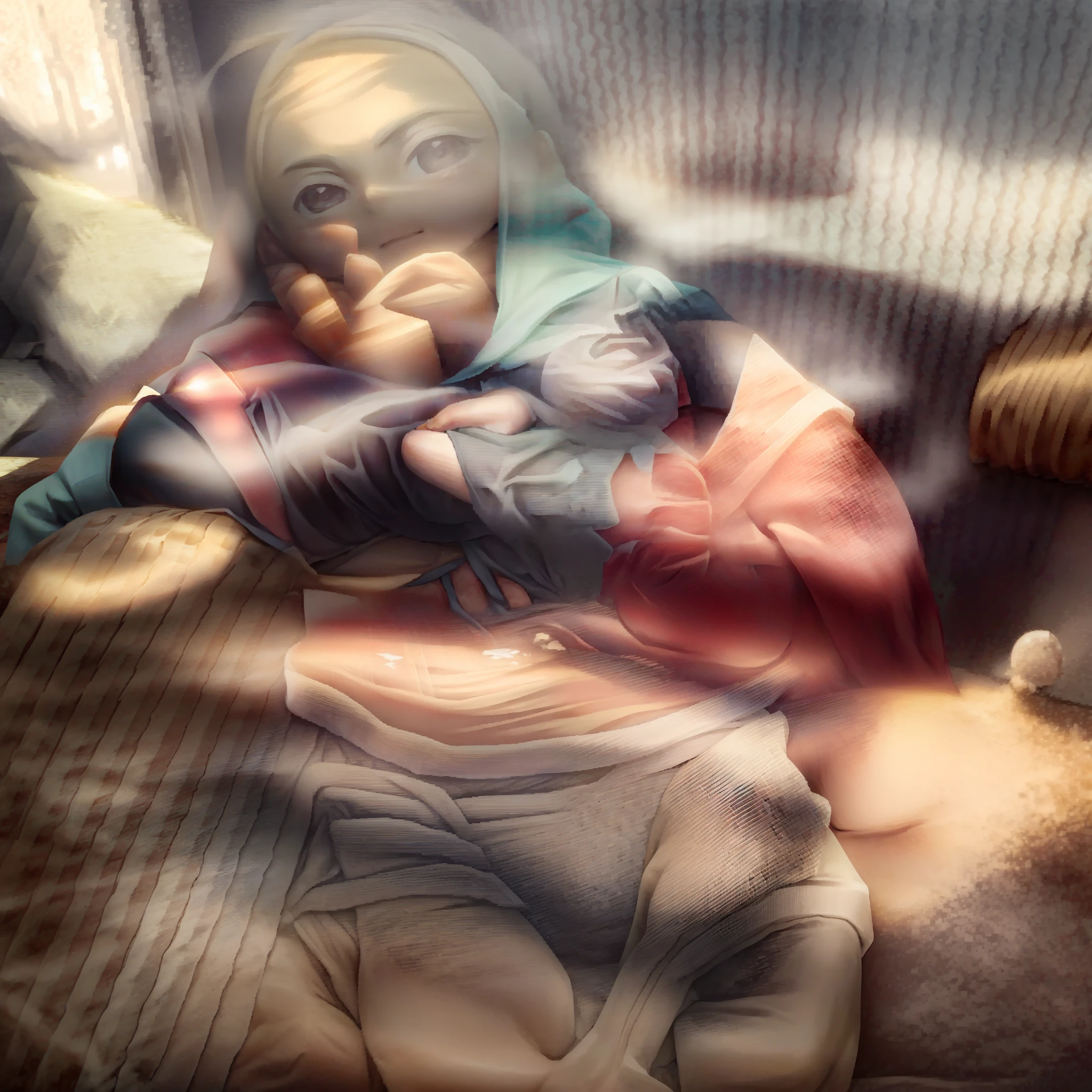 There's a baby who's lying on a couch with a remote control, lindo bonito, menino bonito, babies in her lap, imagem retrato, muito bobo olhando, caio santos, daniel mirante, bonito bonito, he is a rockstar, imagem de perfil, Asher Duran, Riyahd Cassiem, olhar inocente, Rosto inocente, altamente estilizado, cute adorable