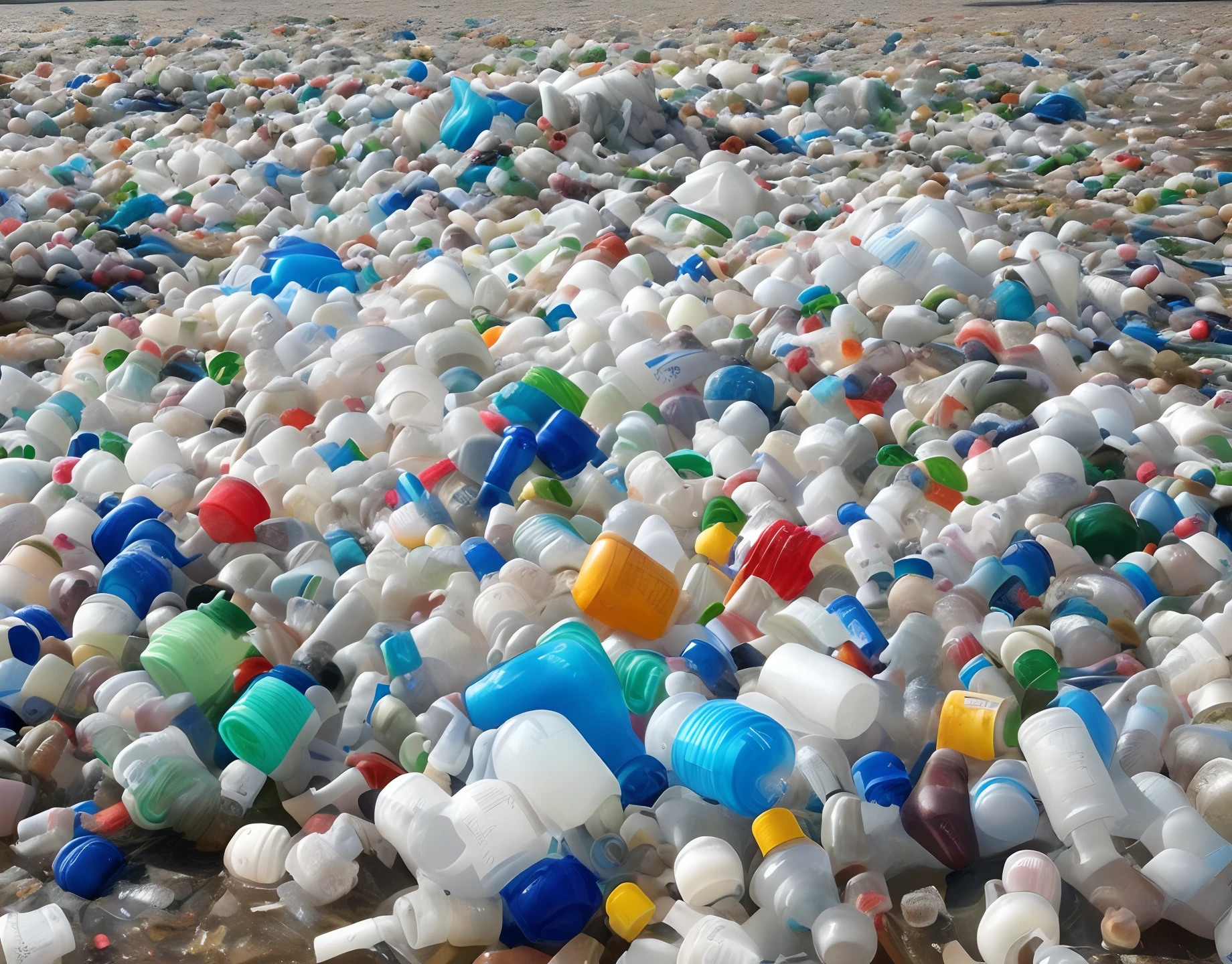 Plastic overflows the planet