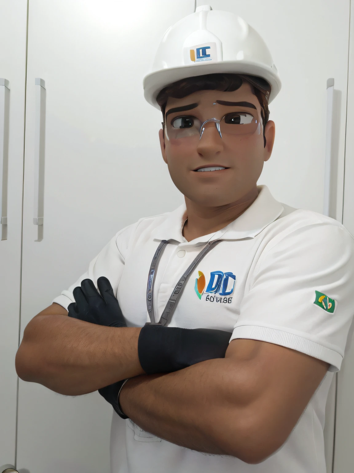 um homem estilo disney pixar, alta qualidade, melhor qualidade